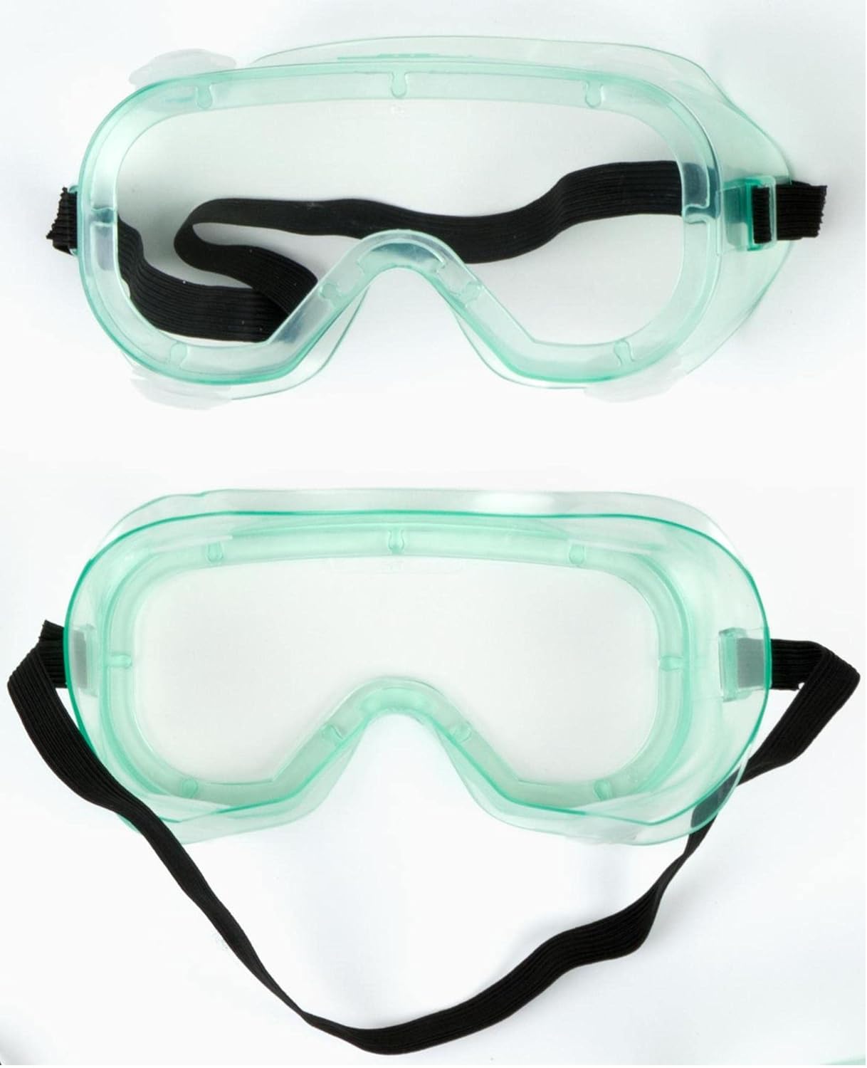 Protective Safety Goggles, Anti-Fog, Vented, Z87+, Soft, Adjustable, OTG, Wide
