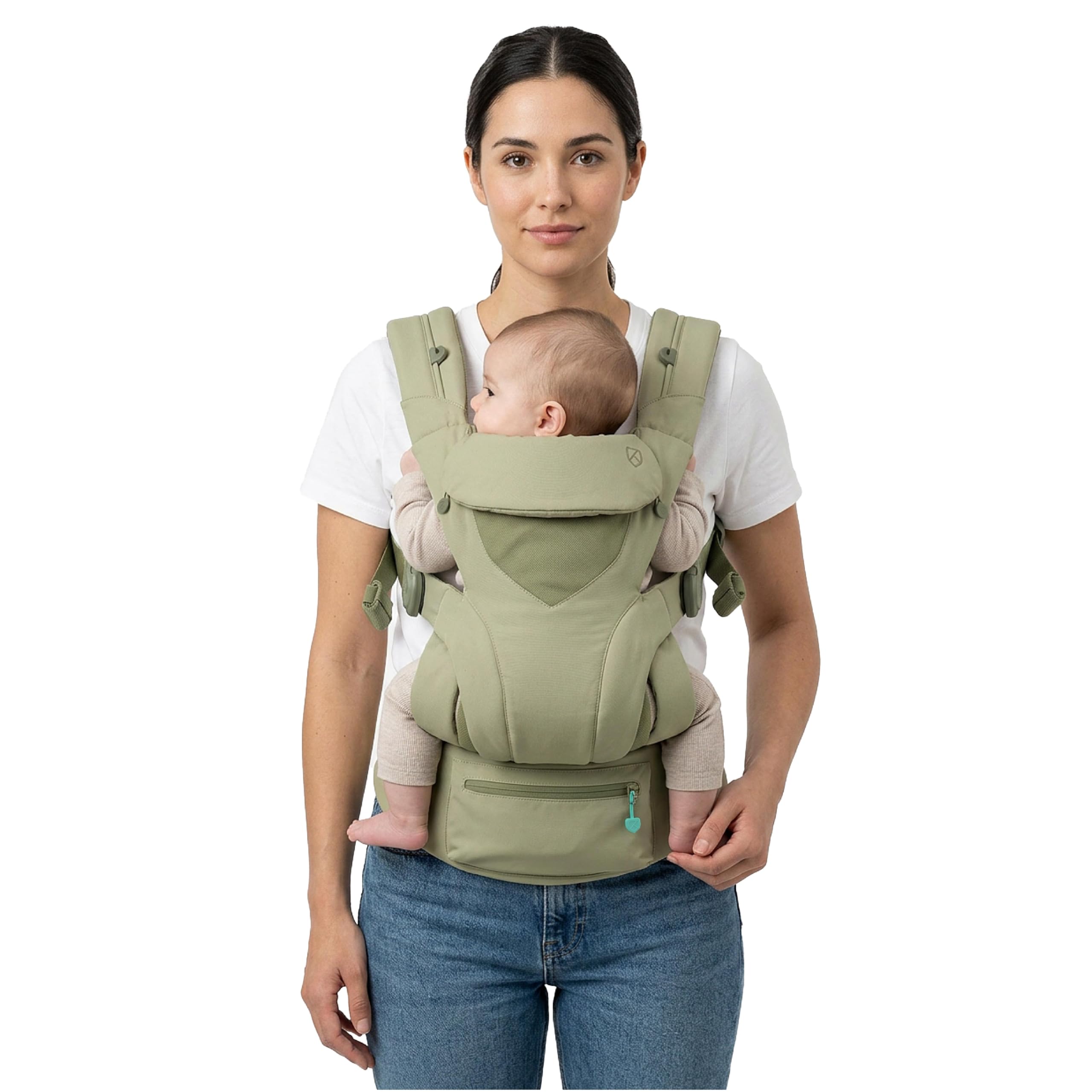 Koala Babycare Marsupio Neonato 0-36 Mesi Ergonomico da 3.2 a 20 kg - Marsupio Bambino con Seduta Evolutiva Regolabile in 3 Misure - Baby Carrier Cuore a Cuore, Fronte Mondo e Schiena