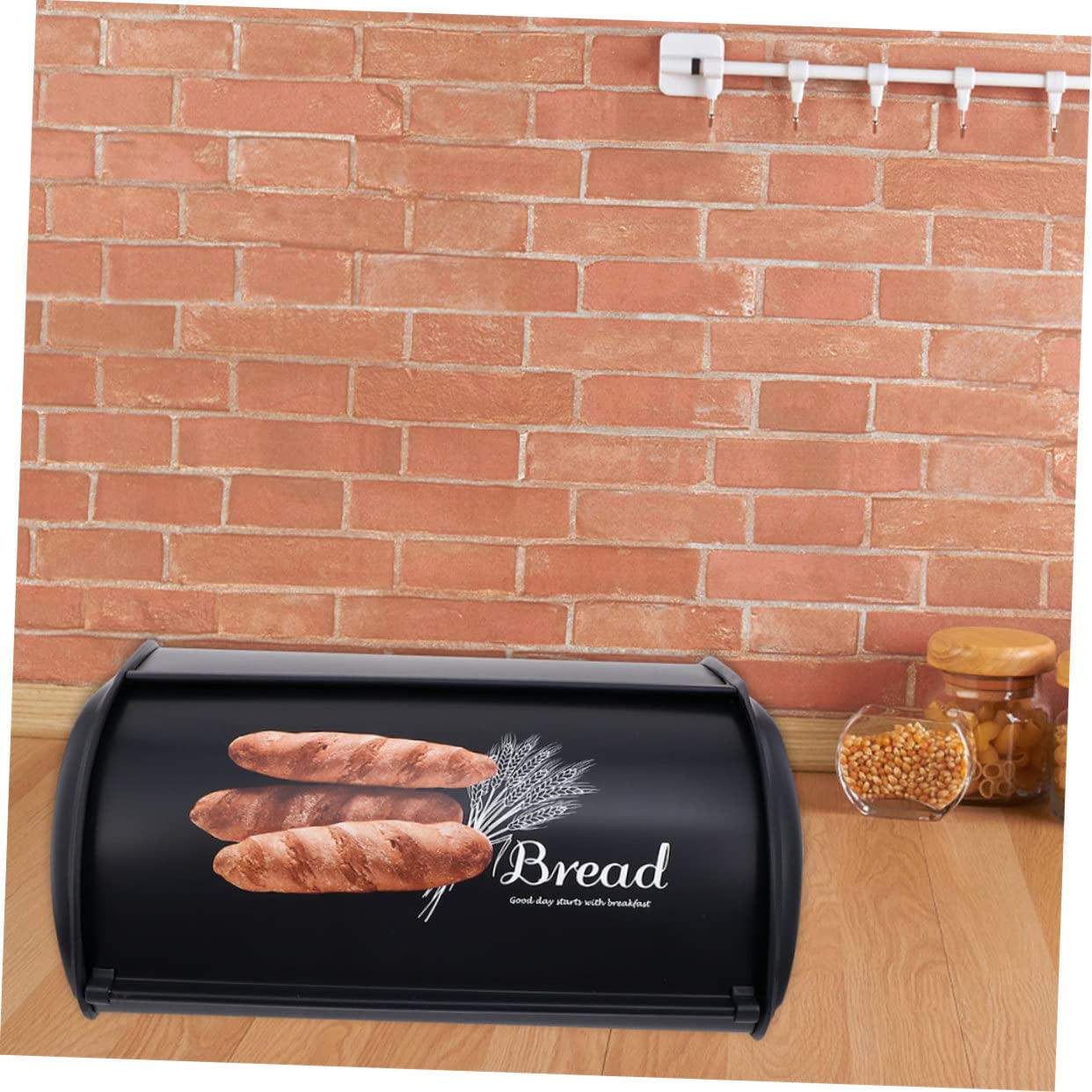 SHOWERORO Caja De Pan Multifunción Retro Para Panadería Gran Capacidad Para Almacenar Pan y Aperitivos