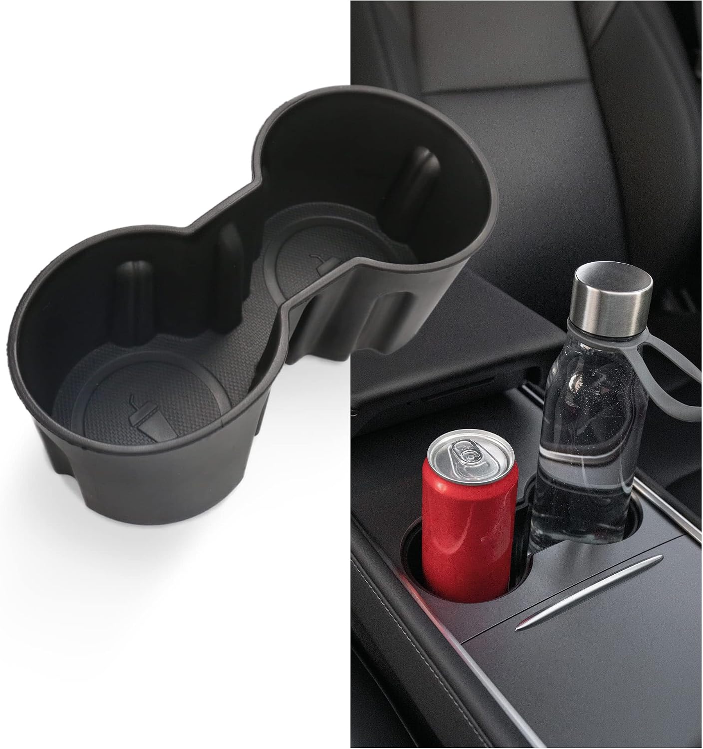 ROLEMOD Tesla Model Y Tillbehör Model 3 Mugghållare Dryckeshållare för ...