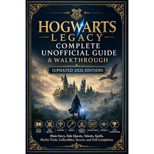 Hogwarts Legacy Complete Unofficial Guide & Walkthrough (Updated 2026 Edition): Main Story, Side Quests, Talents, Spells, Merlin Trials, Collectibles, Secrets, and Full Completion