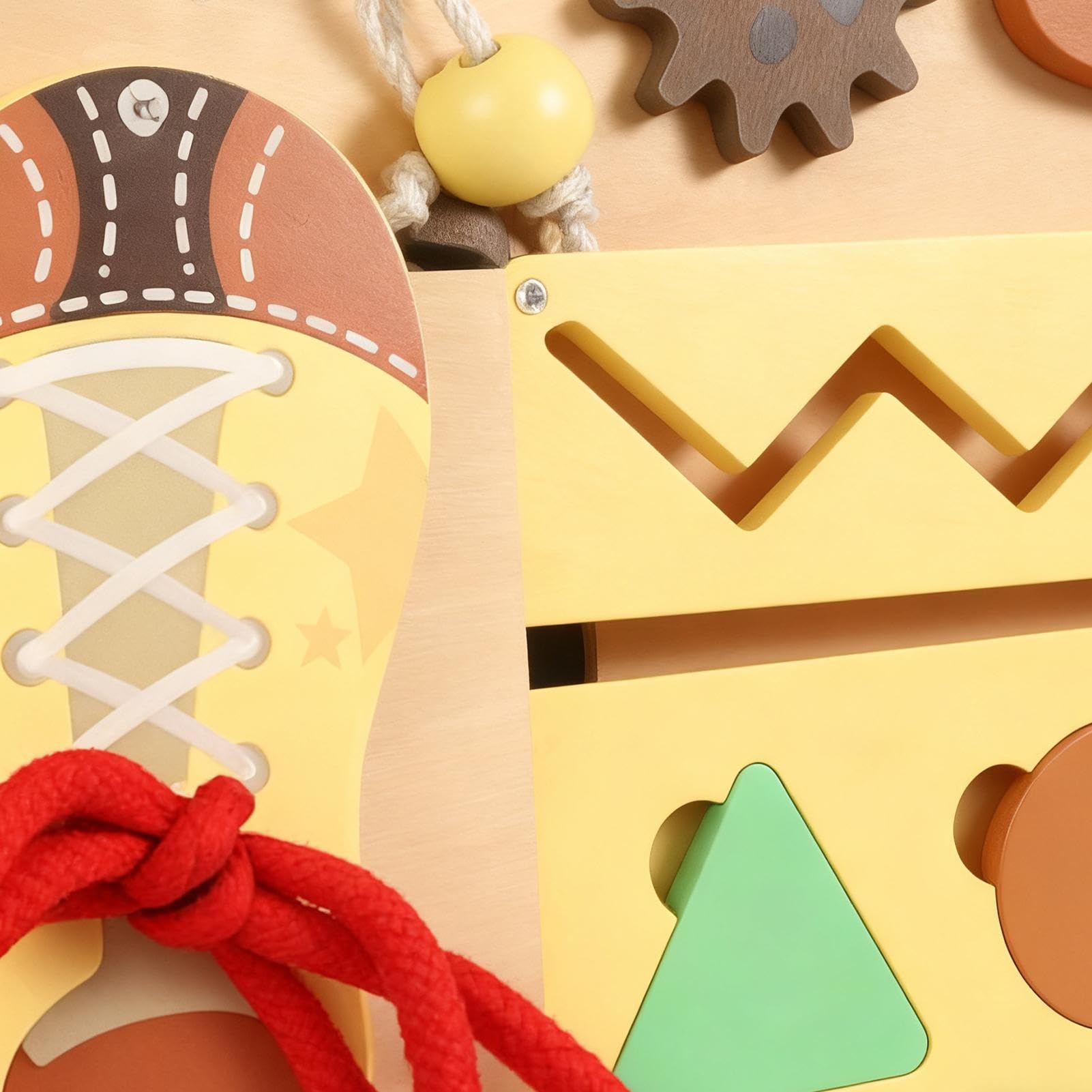 Tableau D'Activités,Jouet en Bois D'Éveil Précoce - Tableau d'apprentissage Précoce - pour Maternelle Jardin D'Salle De Classe École À La Maison Camp D'Été Activité De Groupe