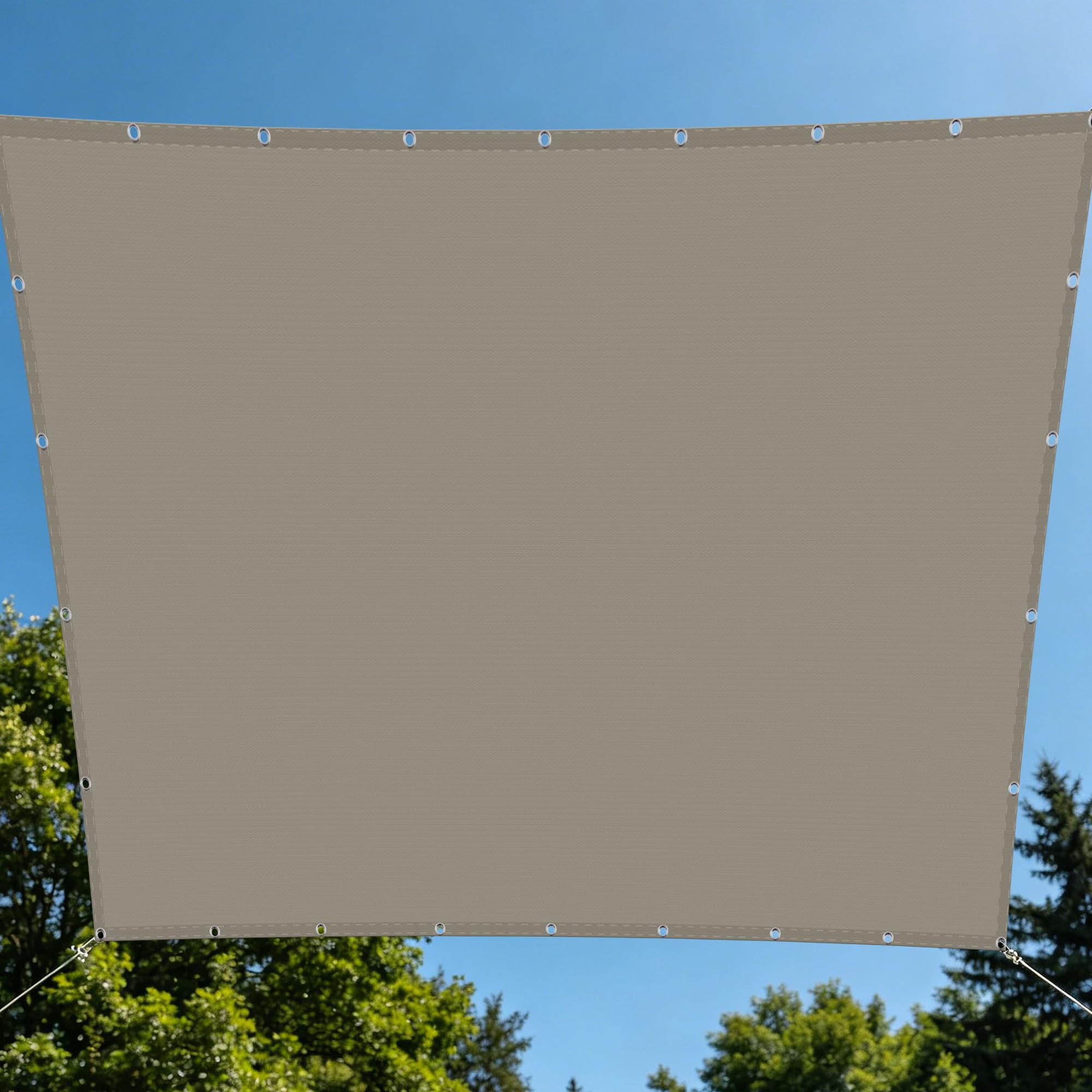 Voile d'ombrage étanche pour éliminer la chaleur de la terrasse