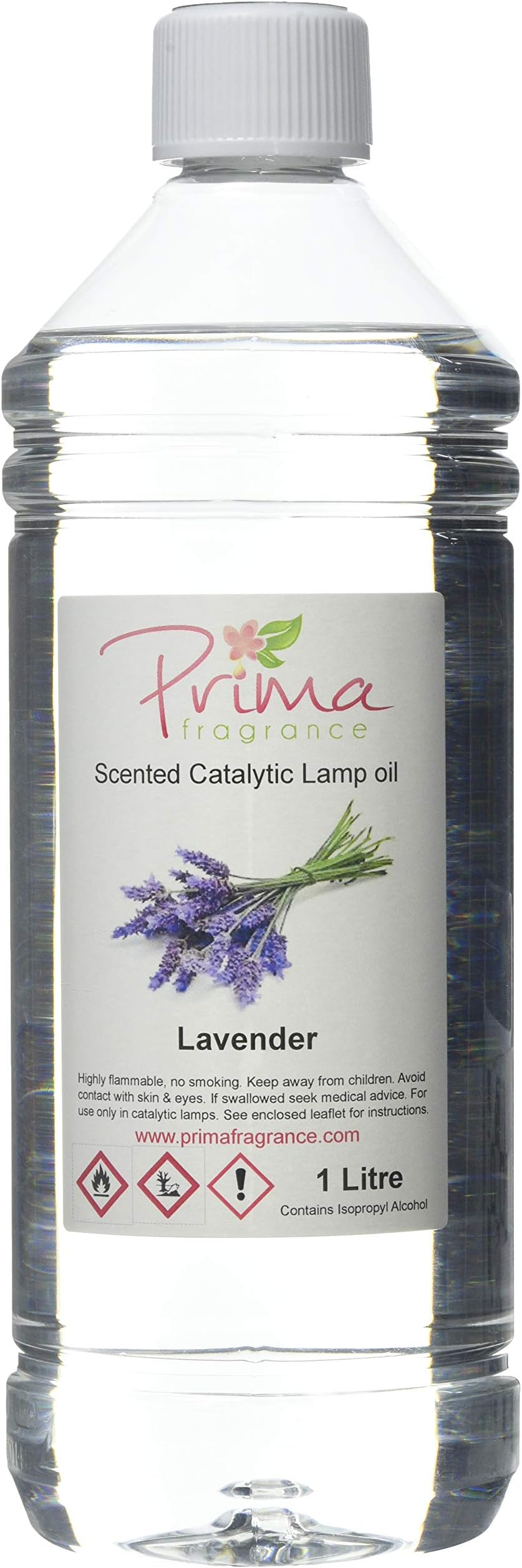 Prima Fragrance Catalytic Lamp Fragrance Oil, Lavender, 1 Litre
