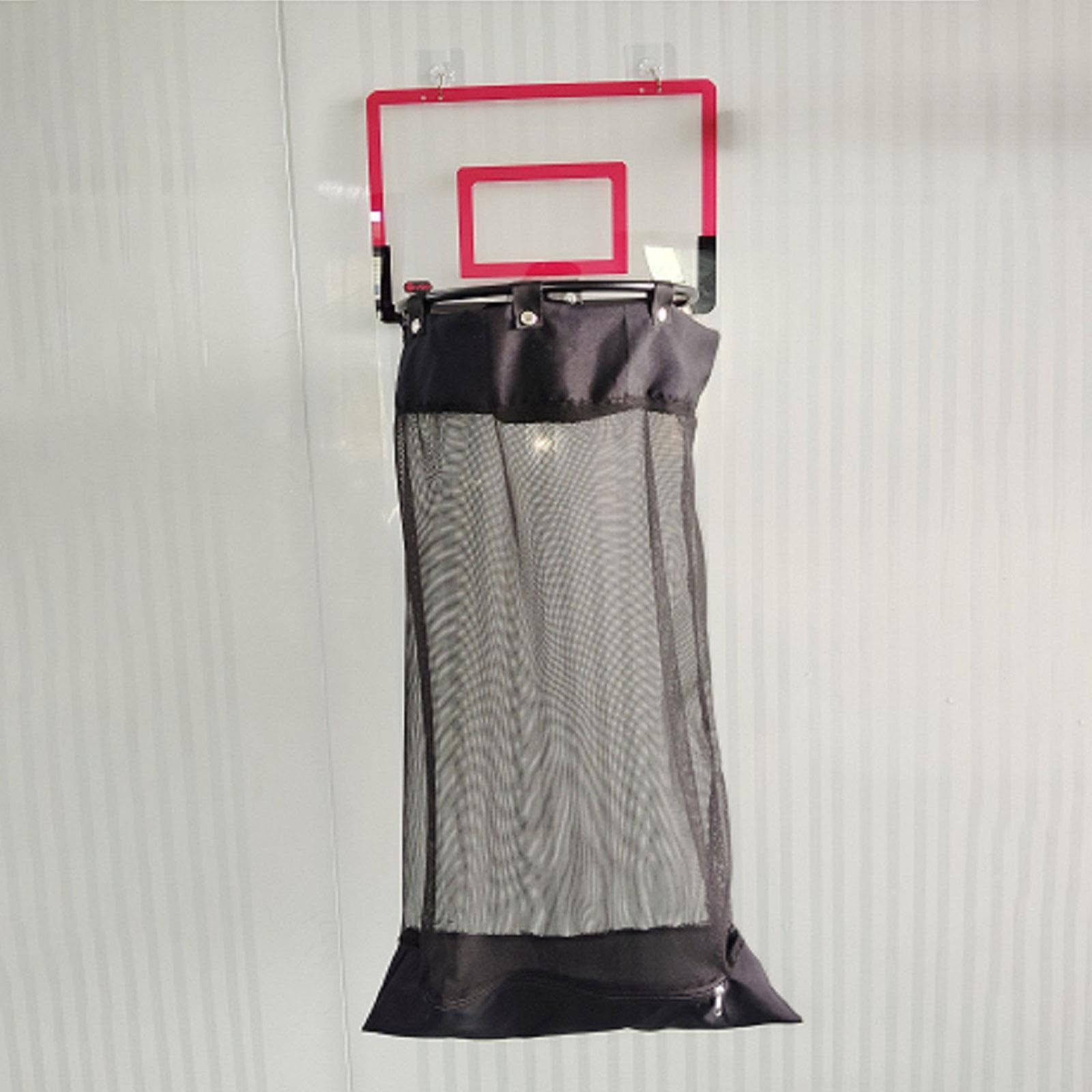 Cesto de Ropa Colgante Plegable con Cremallera para Colgar sobre La Puerta, Ideal para El Dormitorio, El Hogar Y El Estilo Rústico, Rojo, Individual