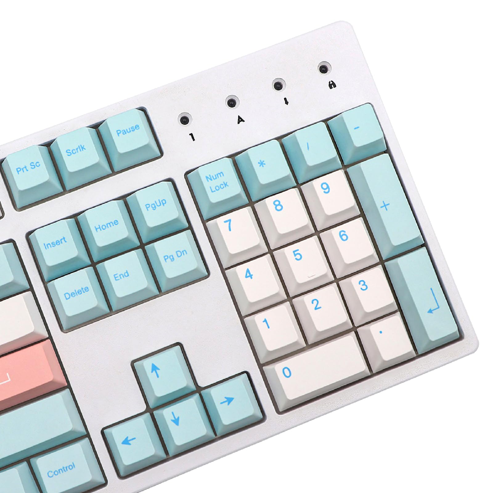 MOLGRIA Noel GMK PBT Cherry Profile Keycaps - Sublimation avec Suppléments UK, DE, IT, FR, ES pour Interrupteur MX - Disposition ISO/ANSI (FR ISO)