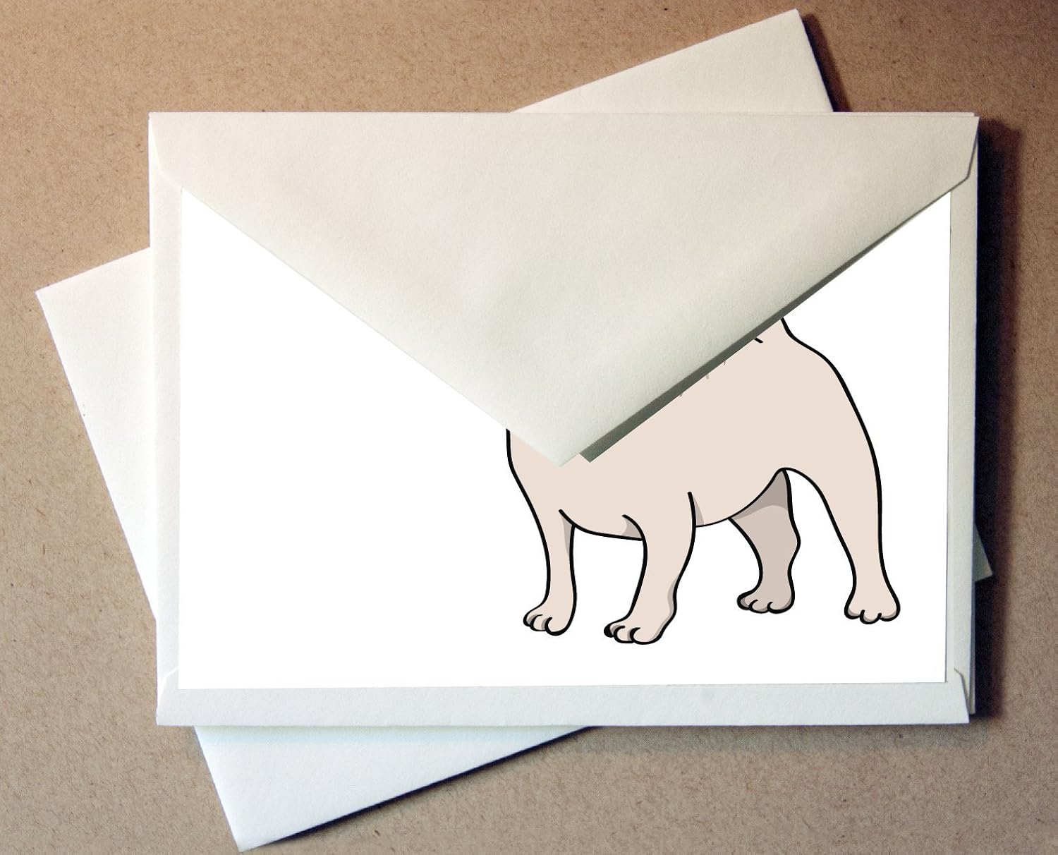 Pug Note Cards (24 Fold-Over Cards and Envelopes)