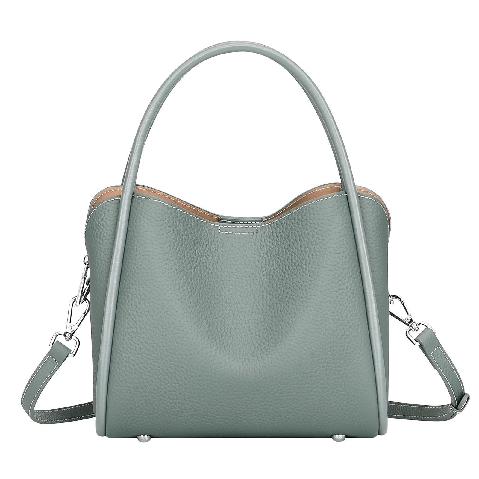 Over Earth Genuine Leather Satchel Handbags for Women
Over Earth Genuine Leather Small Top Handle Crossbody Bag
Over Ear