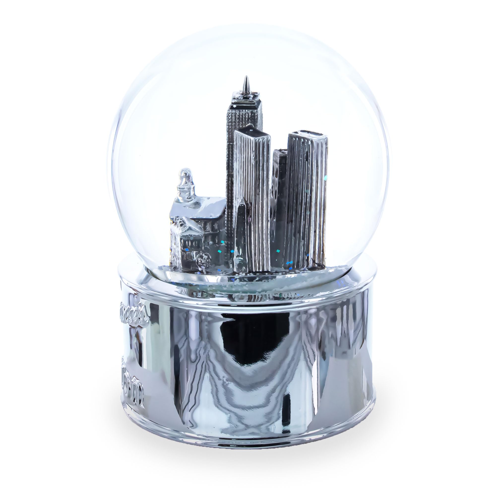 Monuments de San Francisco Boule à neige avec base argentée