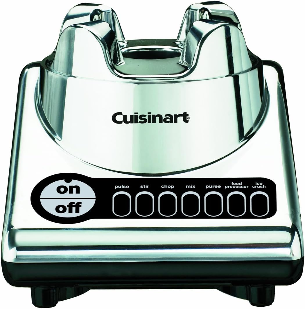 Cuisinart BFP-10CH PowerBlend Duet Blender Food Processor (Chrome/Black)