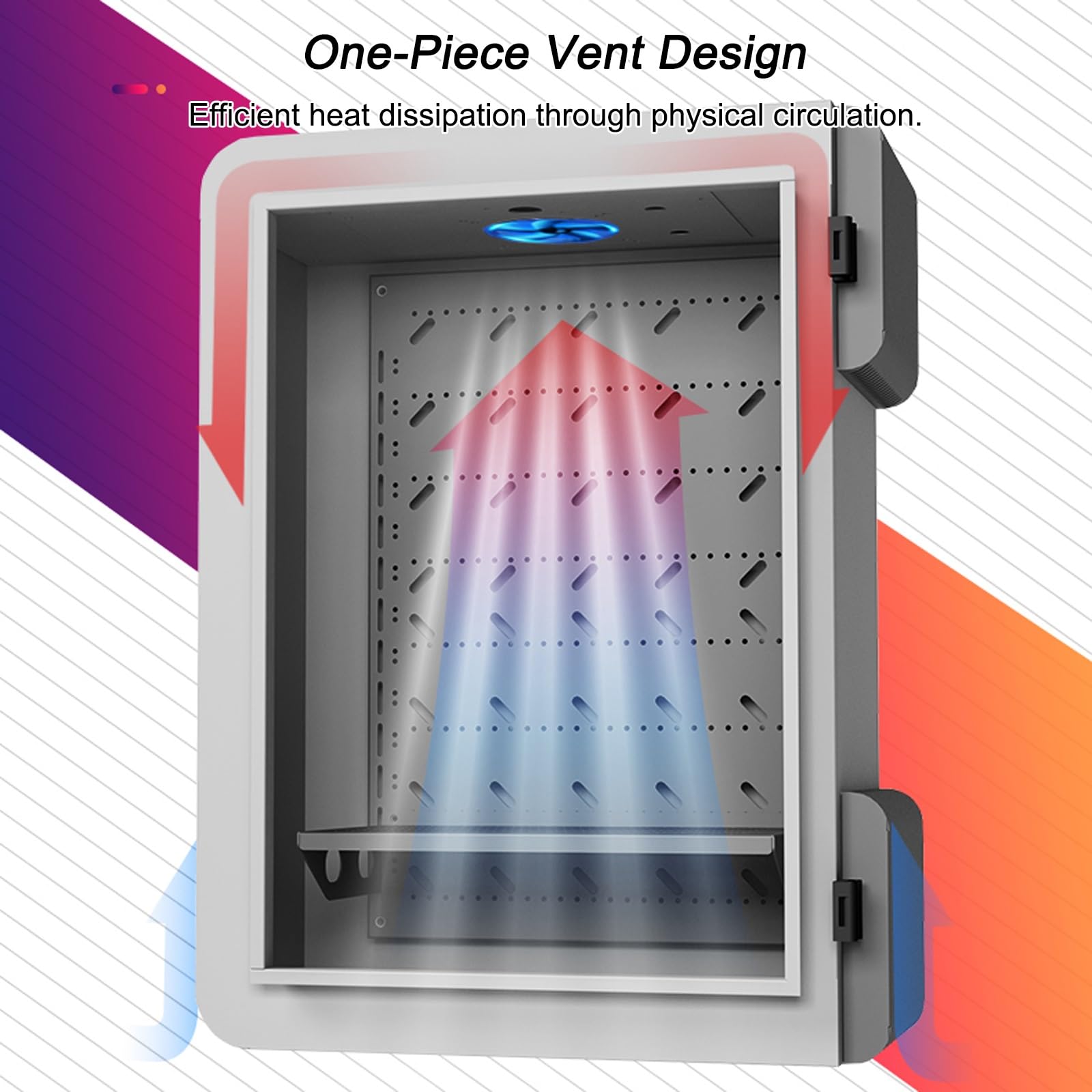 Scatole di derivazione a parete per impianti elett Scatola elettrica resistente alle intemperie in acciaio zincato IP65 Montaggio su palo a parete di varie dimensioni(38x50x20cm/15x20x8in)