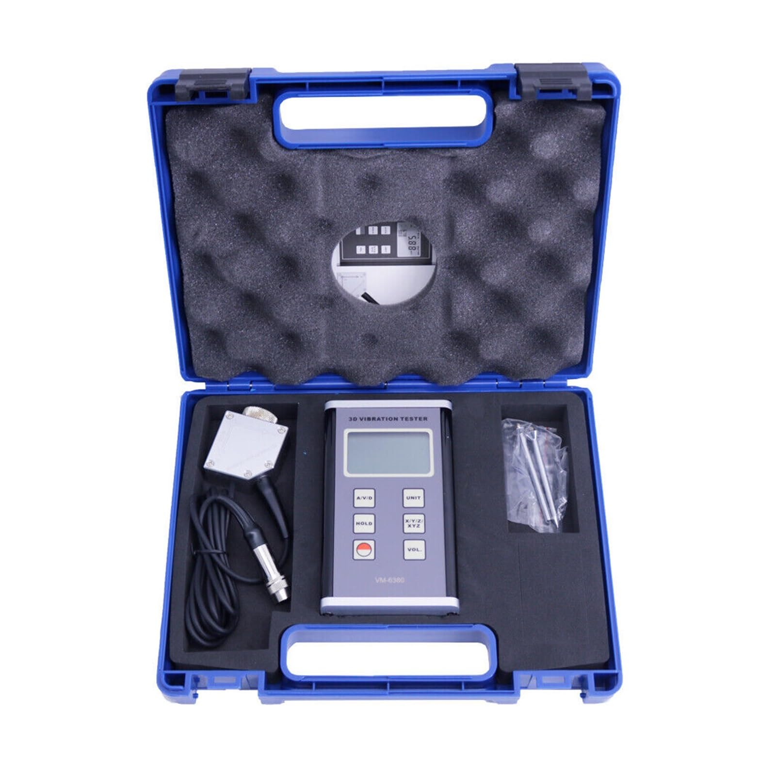 Vibration Meter, 3D VM-6380 Digital Tester Analyzer
