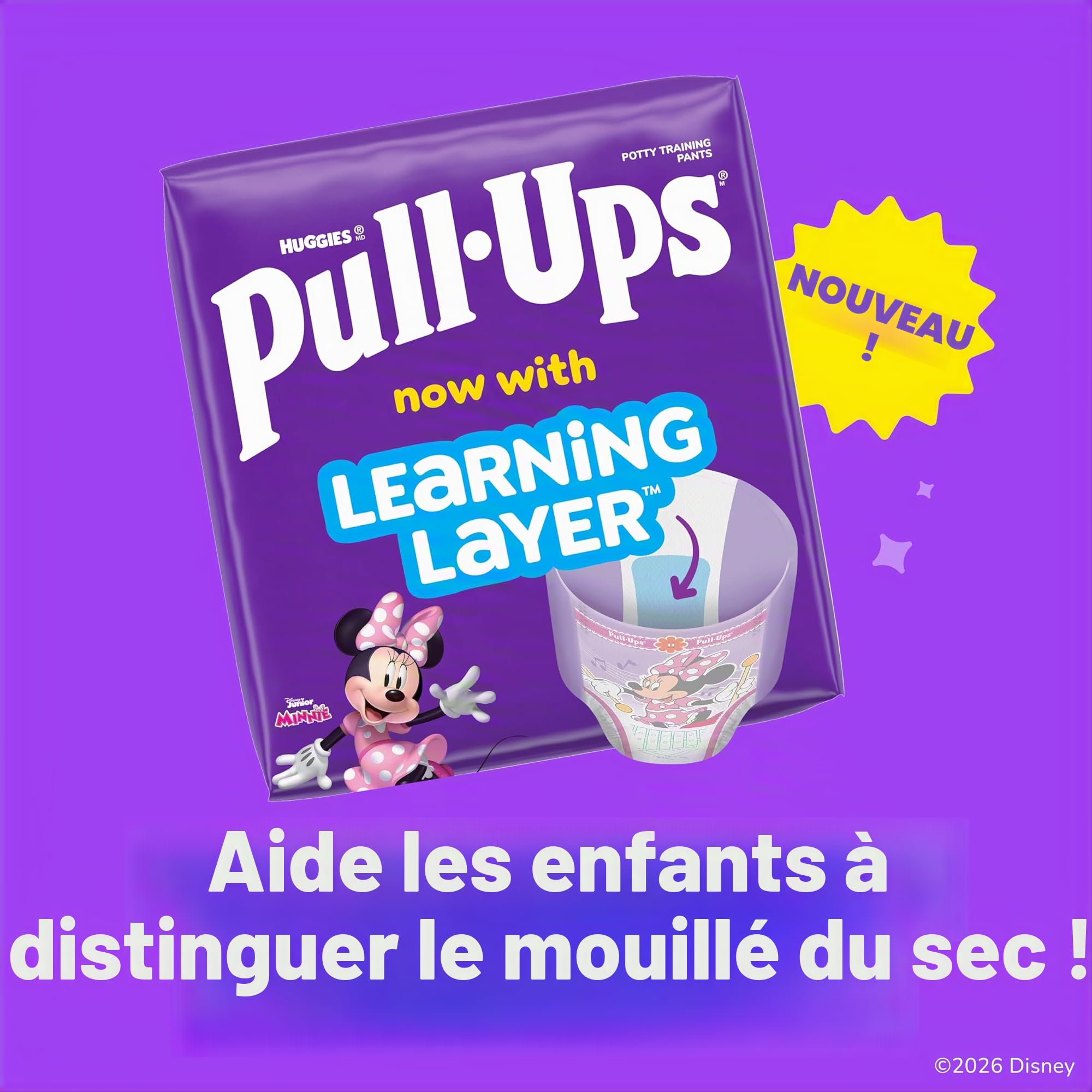 Pull-Ups Lot de 17 culottes d'apprentissage de la propreté pour fille, taille 4T-5T (17,2 à 22,7 kg),