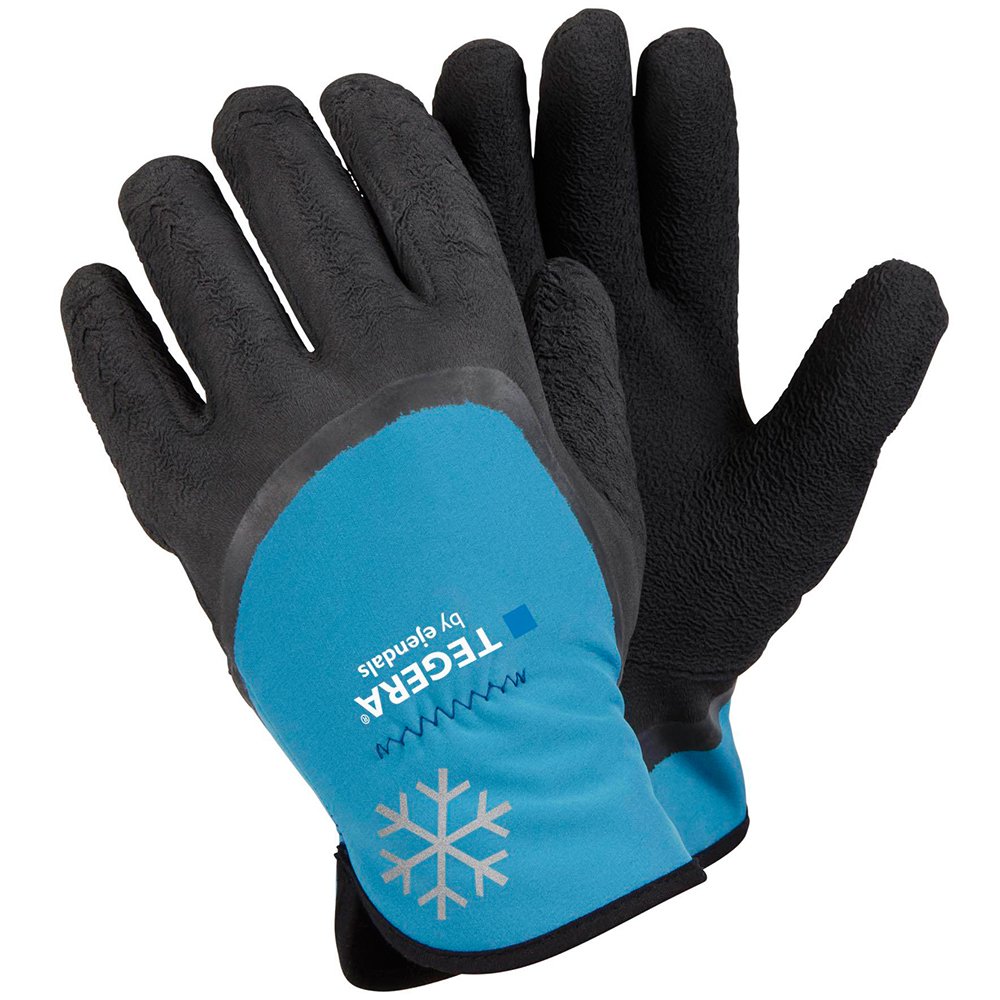 Ejendals 684-7 Size 7 "Tegera 684" Synthetic Glove - Black/Blue