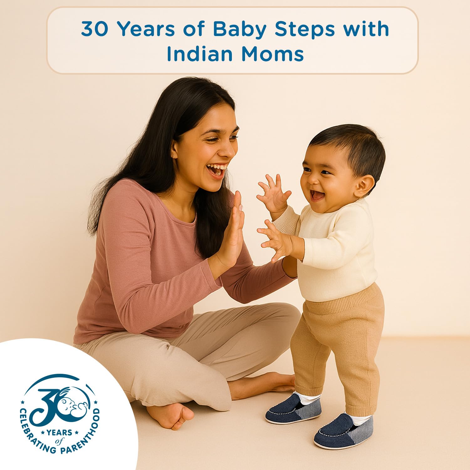 Mee Mee Soft Light Weight Booties | Unisex | Anti Skid | Attractive Colors & Designs | 6 Months + Denim Blue - Image 7 thumbnail