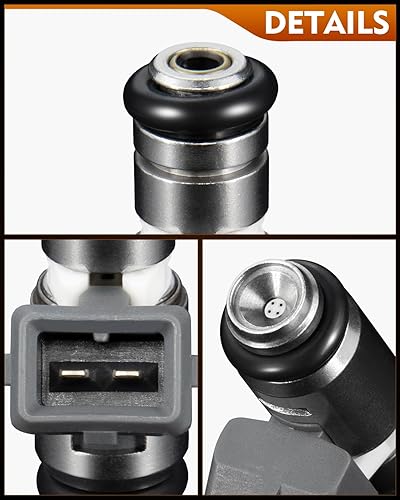 Miniatura 8 de IWP162 para: inyectores de combustible de motocicleta Harley Davidson para Softail 2004-2005, Dyna 2001-2010, FLH 2001-2010, FLT 2001-2010, repuesto