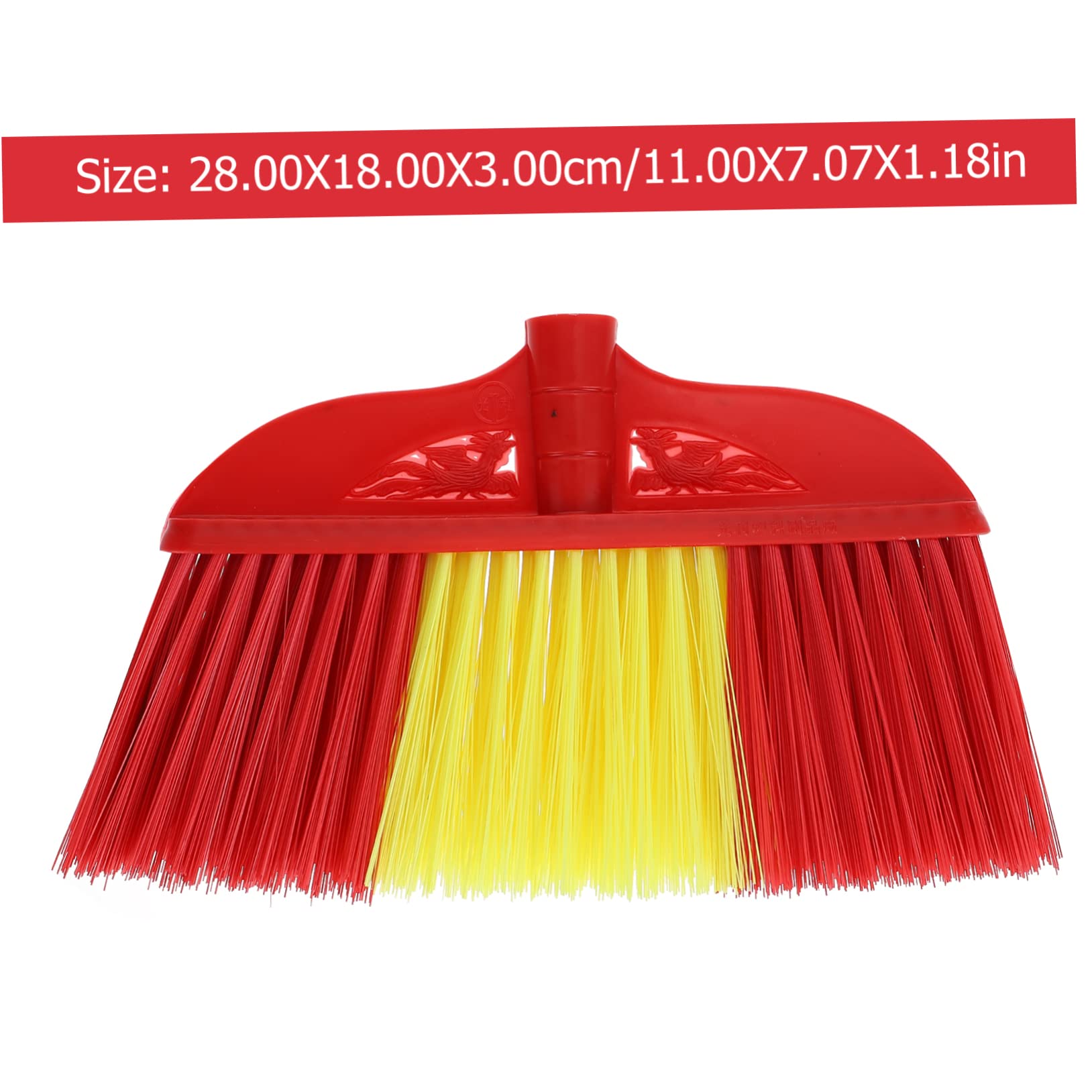 Didiseaon Plastic Broom Head Replacement Durable Household Cleaning Accessory for Easy Dust Removal Compatible with Standard Brooms for Home Office Kitchen and Courtyard Use