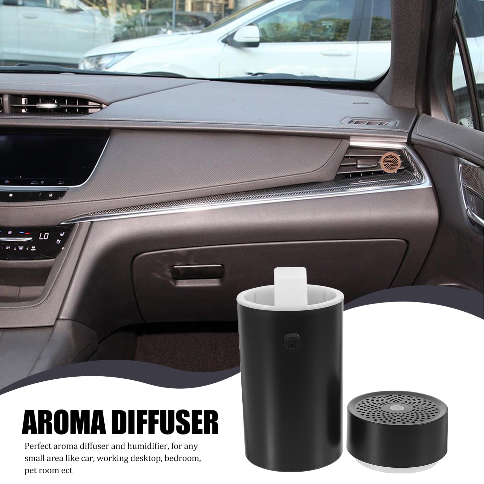 Gatuida Mini Diffusore Diffusore Oli Portatile USB per Auto Umidificatore Ricaricabile per Piccoli per Ufficio