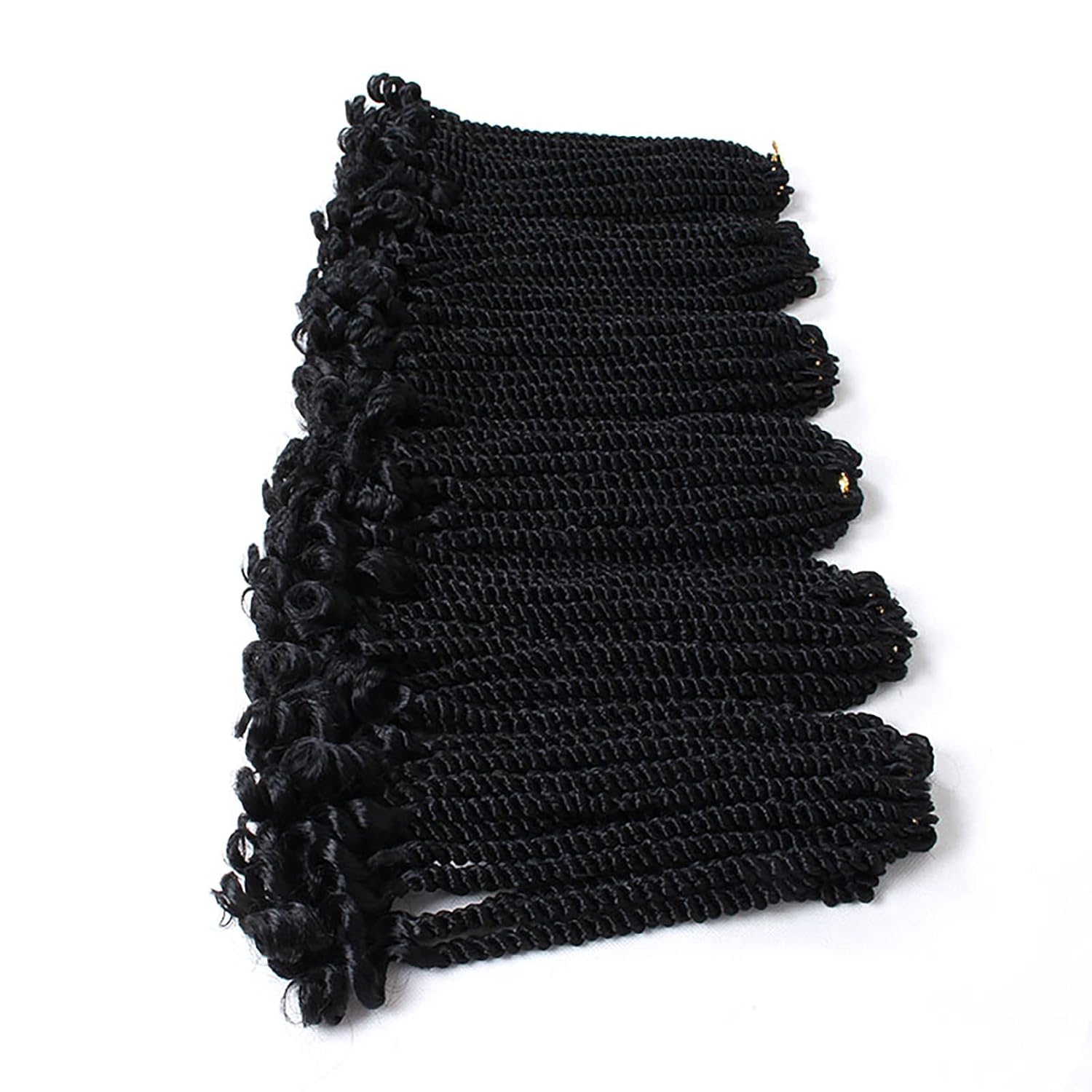 6 Packs 12 Inch Ombre Burgundy Crochet Hair Braids Short Curly Mambo Twist Crochet Braiding Hair Senegalese Twists Hairstyles For Black Women 20 Strands/Pack (T1B/BUG)