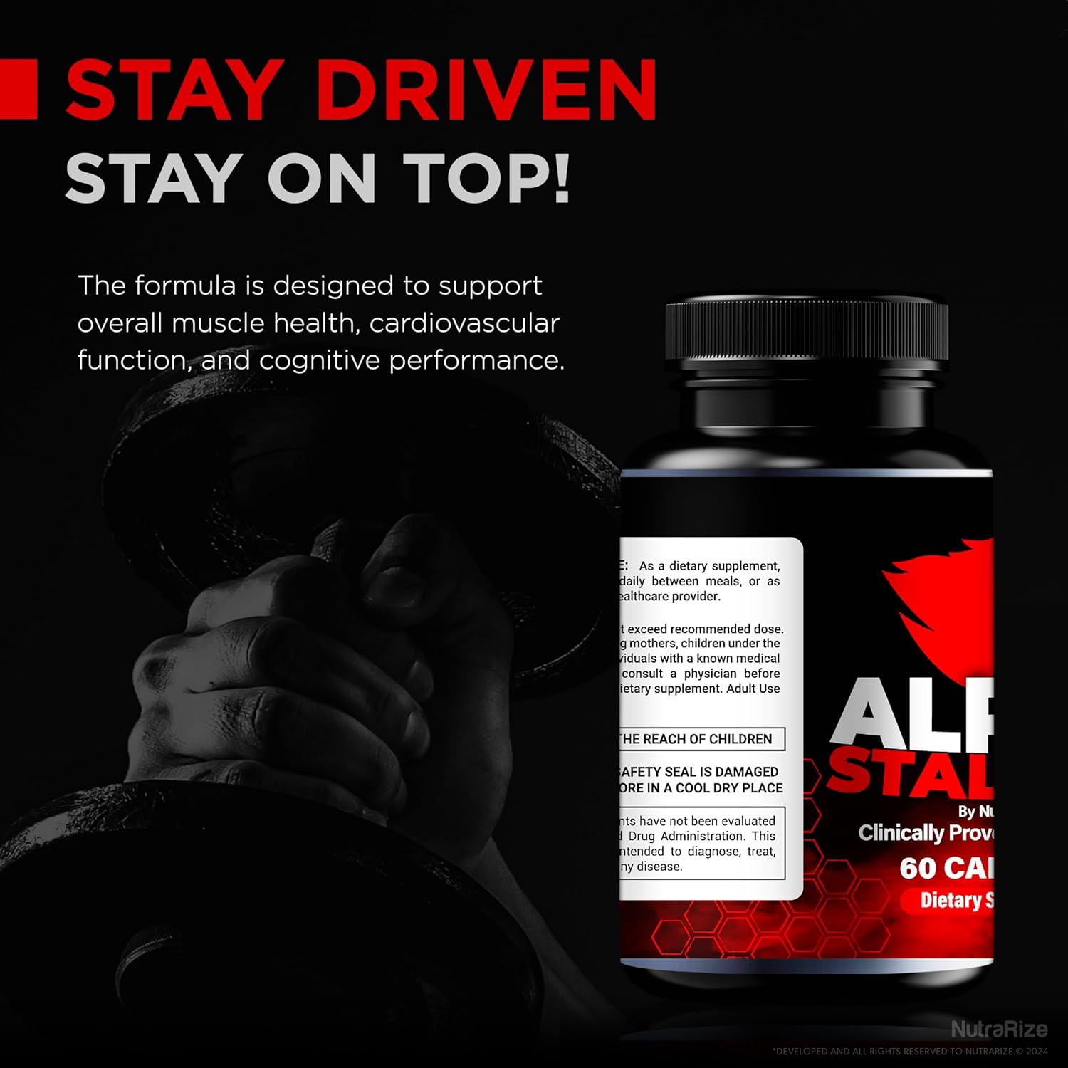(2 Pack) Alpha Stallion Pills For Men, Daily Nutrition Formula for Male Performance and Confidence, All Natural Alpha Stallion Capsules to Support Overall Health, Official AlphaStallion (120 Capsules)