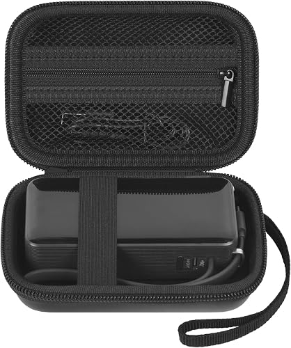 Boobowl Travel Case Compatible with Anker 3-in-1 Portable for iPhone Charger, 10,000mAh Power Bank, Storage Bag for Anker Charging Station with Accessories Mesh Pocket (Box Only)-Black