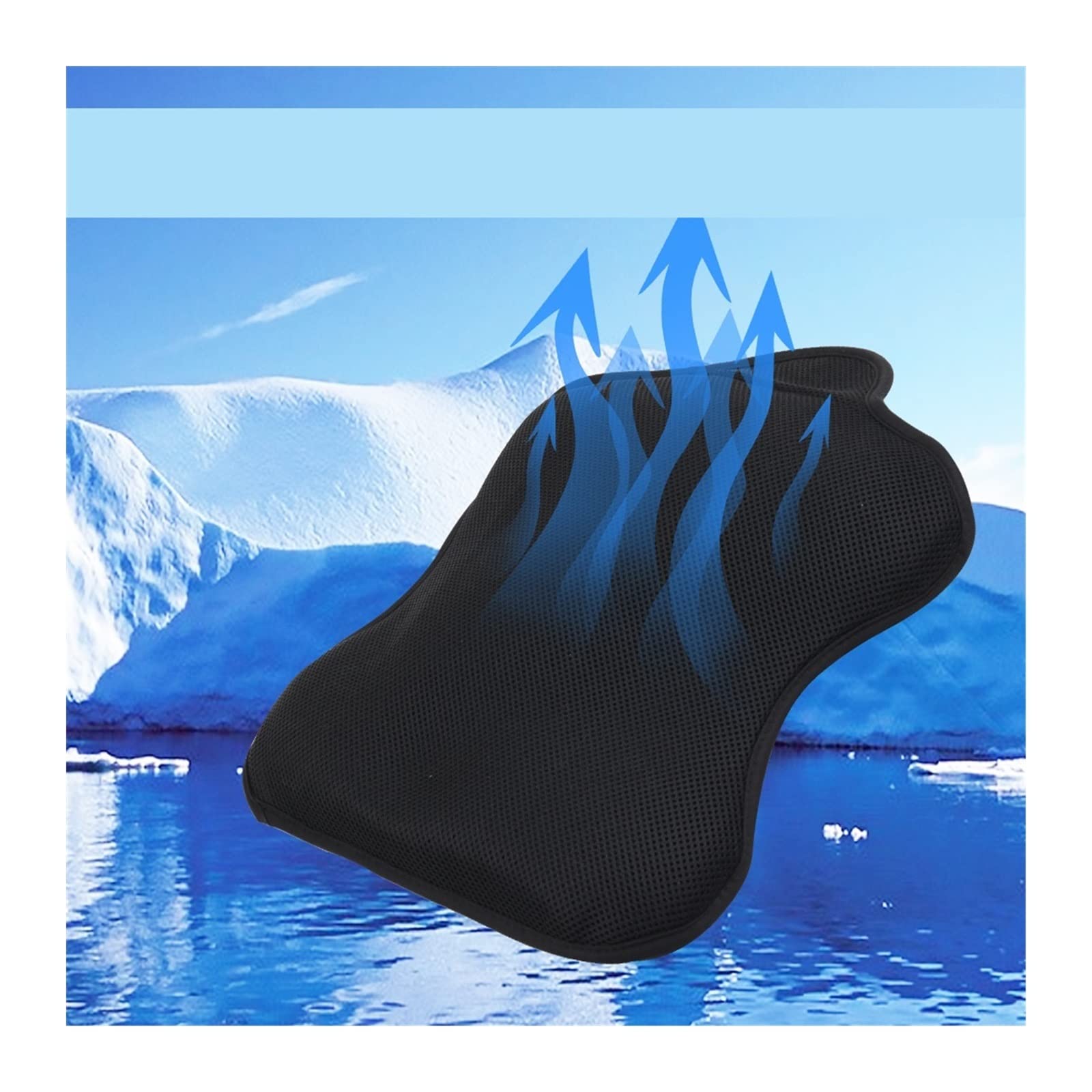 Set SG5 Gel Seat Pad Comfort Size S And L For Suzuki Burgman 200 / 125 Tourtecs