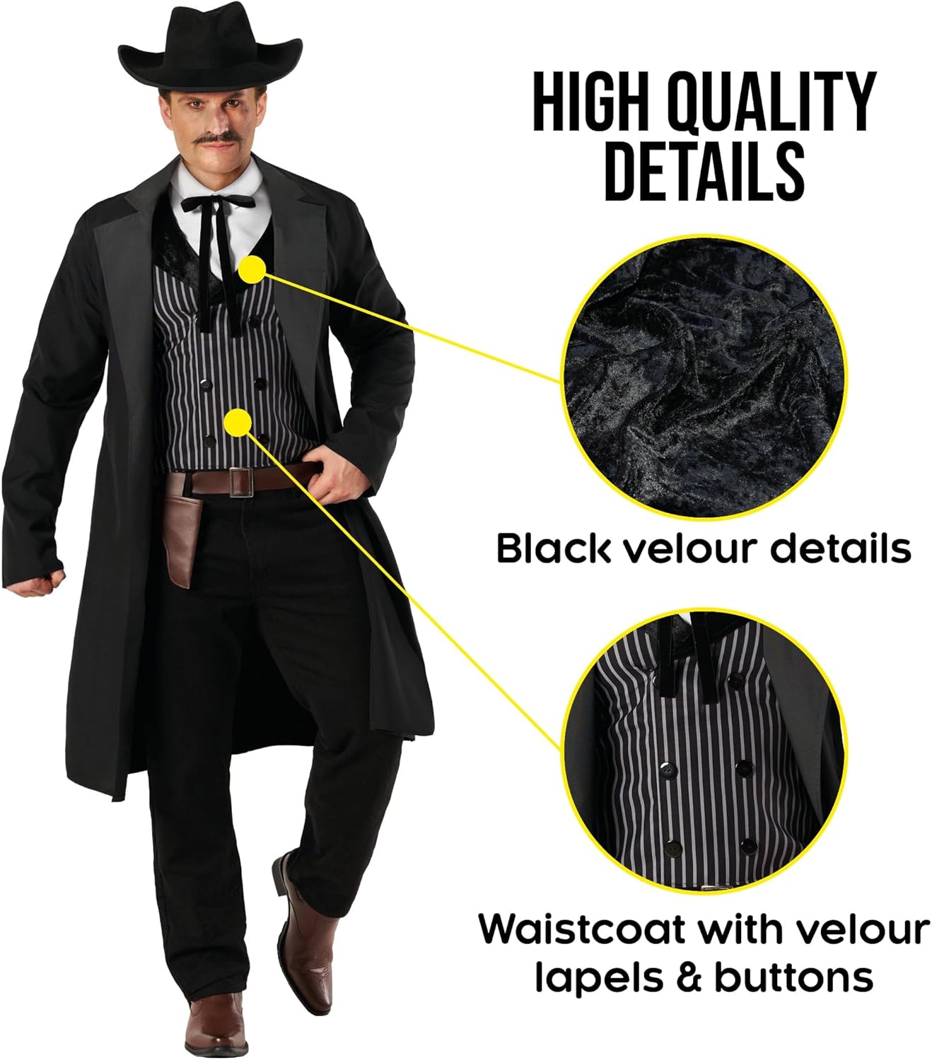 Morph Cowboy Costume Men, Cowboy Outfit For Men, Western Outfit Mens, Sherrif Costume, Halloween Costumes For Adults