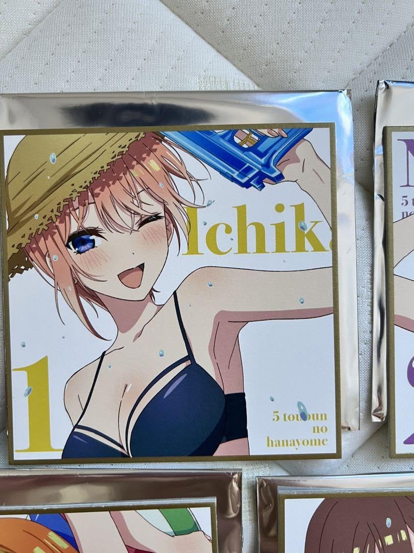 Amazon.co.jp: 劇場版 映画 五等分の花嫁∞ 入場者特典 ミニ色紙 水着