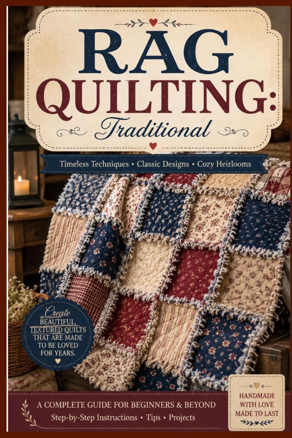 Getting Started with Rag Quilting Traditional: A Master Traditional Techniques, Creative Fabric Mixing, and Cozy Patchwork Projects with Easy Visual Instructions