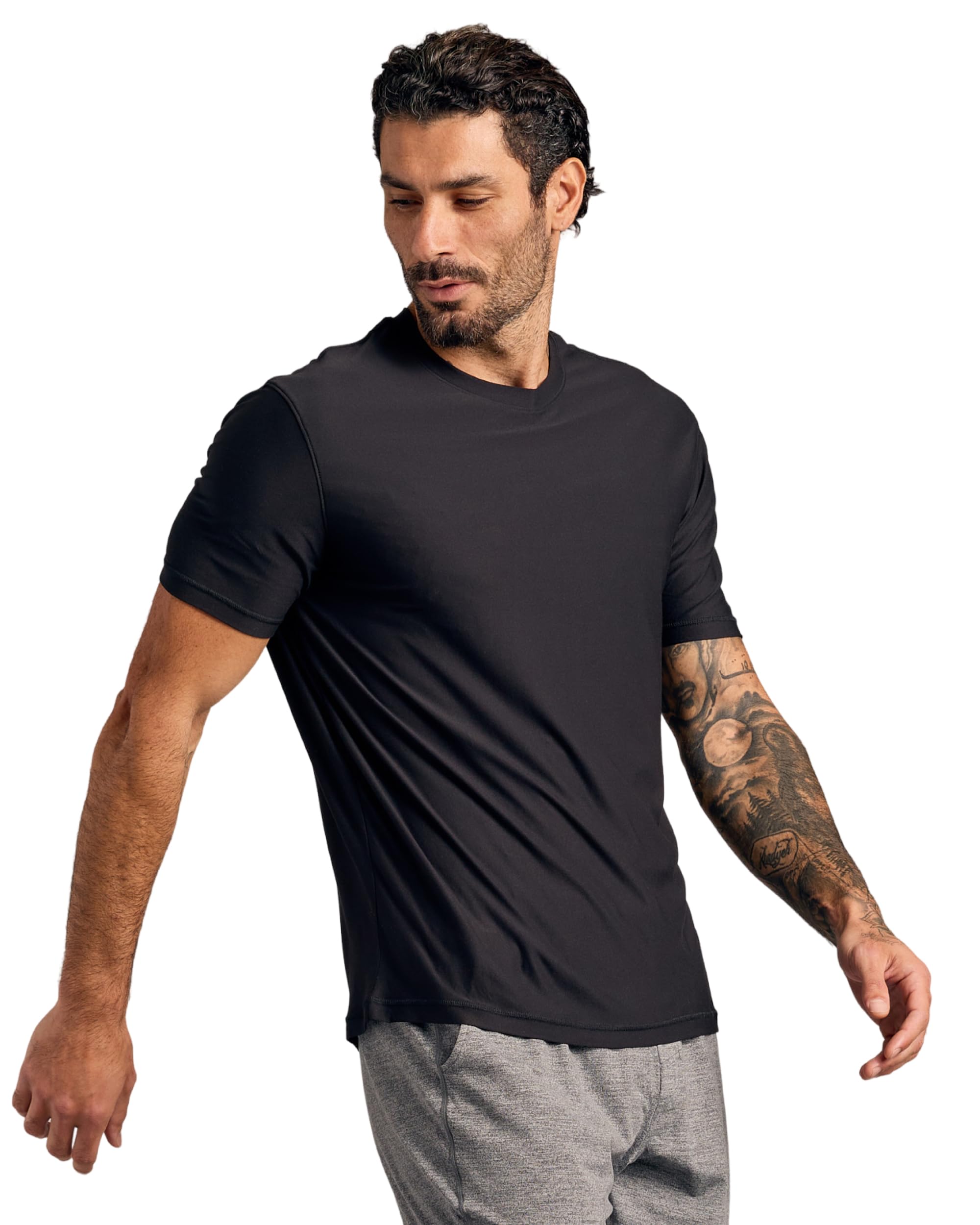 True Classic Workout Shirts for Men - Athletic Tops & Gym Shirts for Men, Quick-Dry Mens Workout Shirt