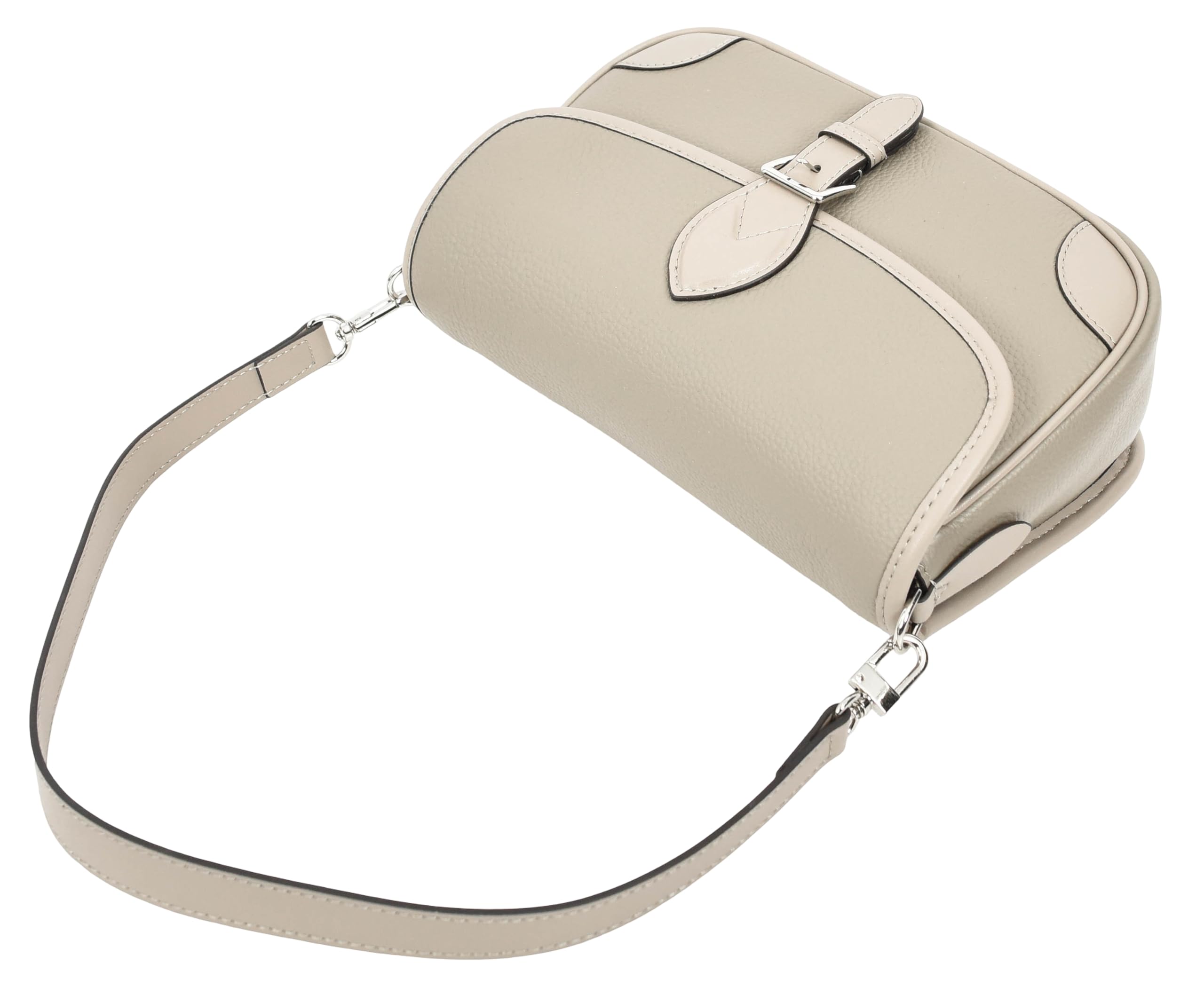 A1 FASHION GOODS Borsa a tracolla in pelle da donna, a tracolla, con tracolla regolabile, tasche multiple, borsa da donna Grace