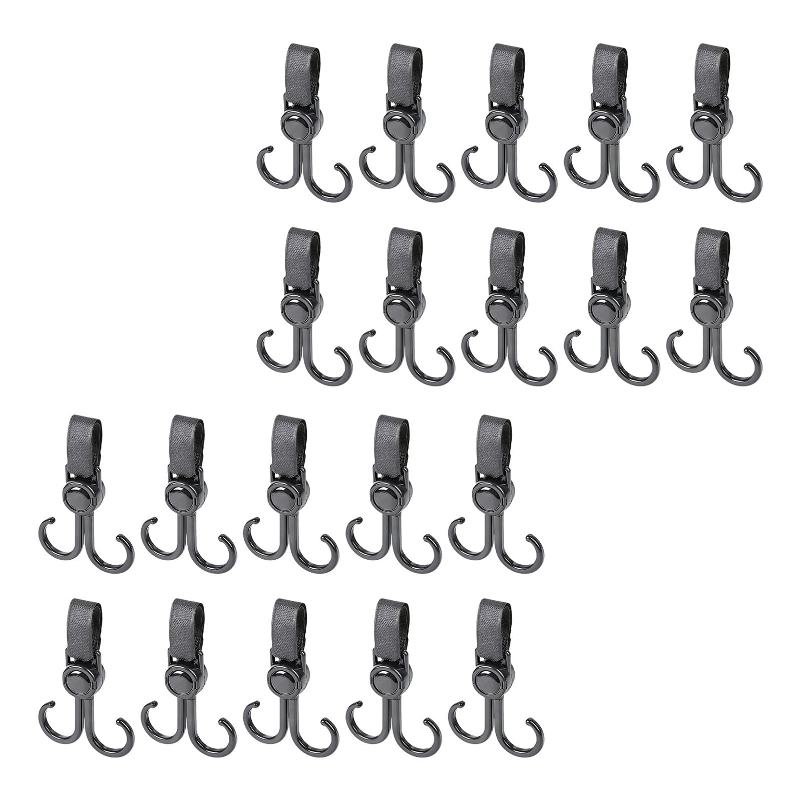 HDOYTXXM Multipurpose Adjustable Hook and Loop Fasteners Baby Strollers Accessories Motorcycle Front Storage Bike