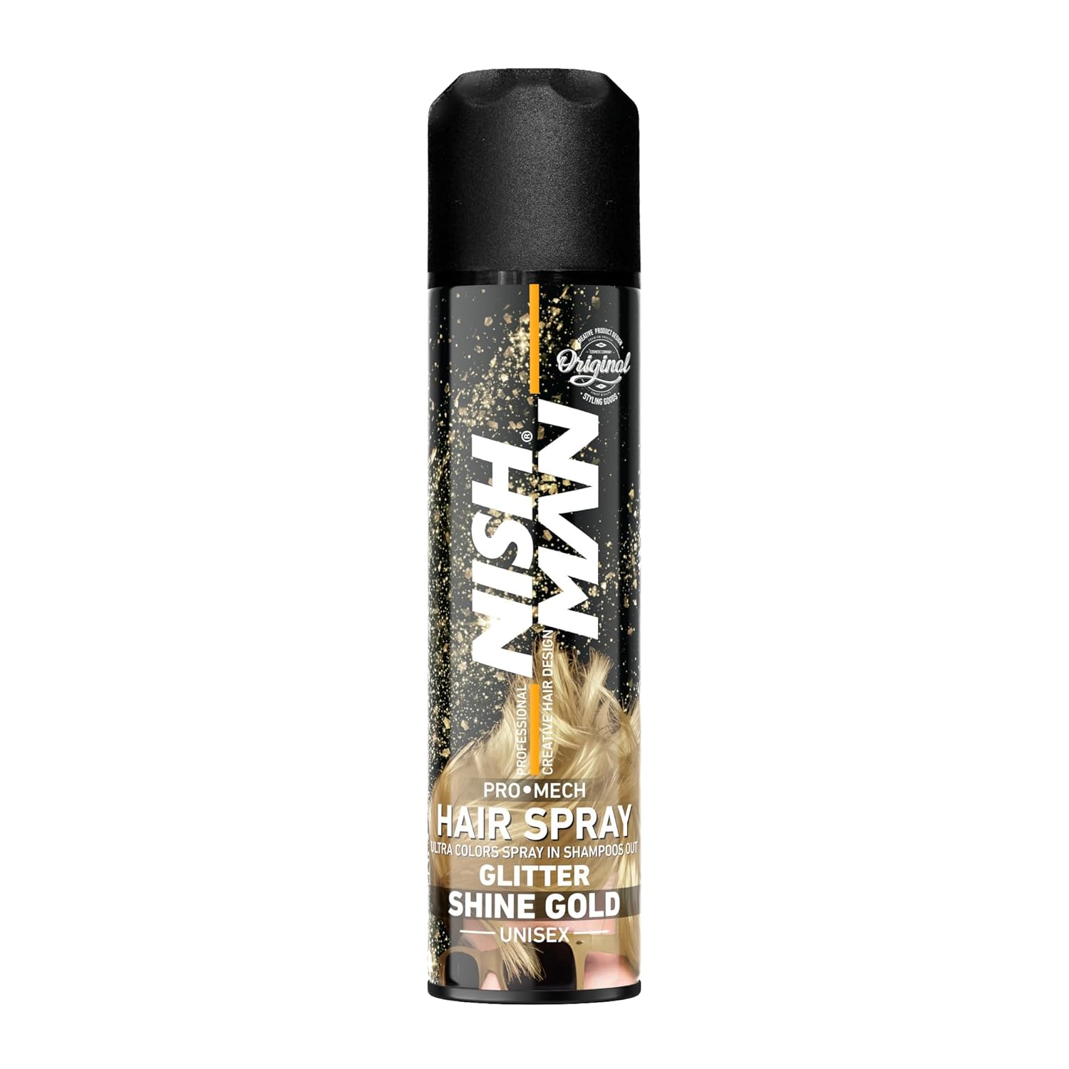 NISHMAN Temporary Hair Colour Spray 150 ml Hair Glitter