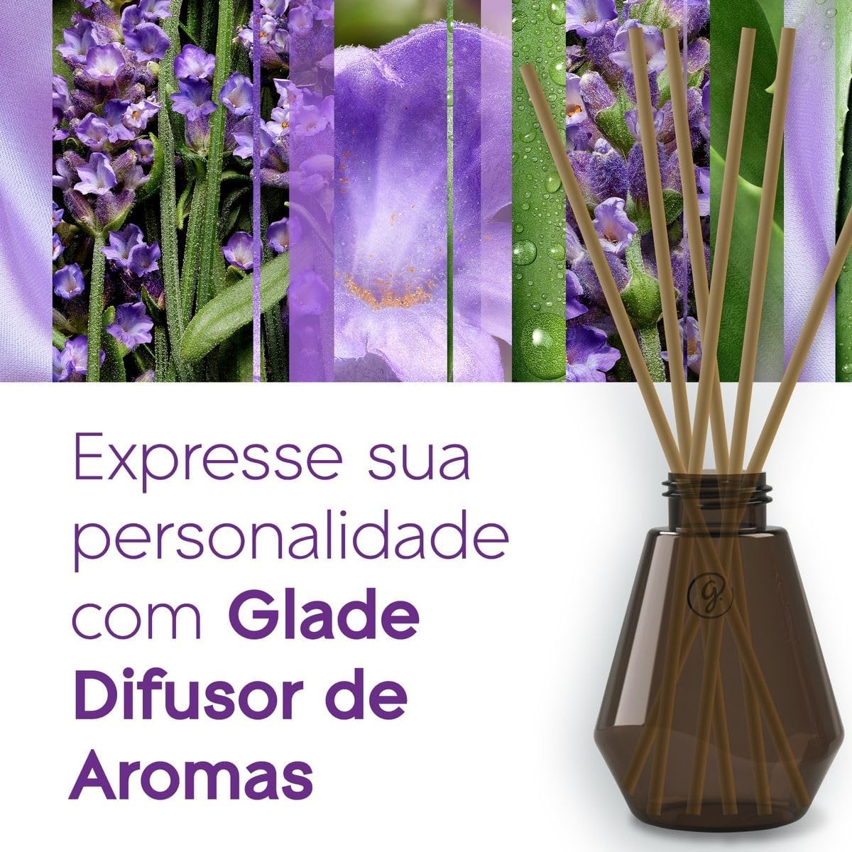 Glade Difusor de Ambiente, Lavanda, 6 Varetas, 100ml