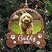 Personalized Dog Memorial Ornament, Custom Dog Photo with Name Ornament, in Loving Memory of Dog Memorial Gifts, Gift for Dog Lover, Dog Christmas Tree Ornaments, Dog Loss, Dog Sympathy Gifts A6