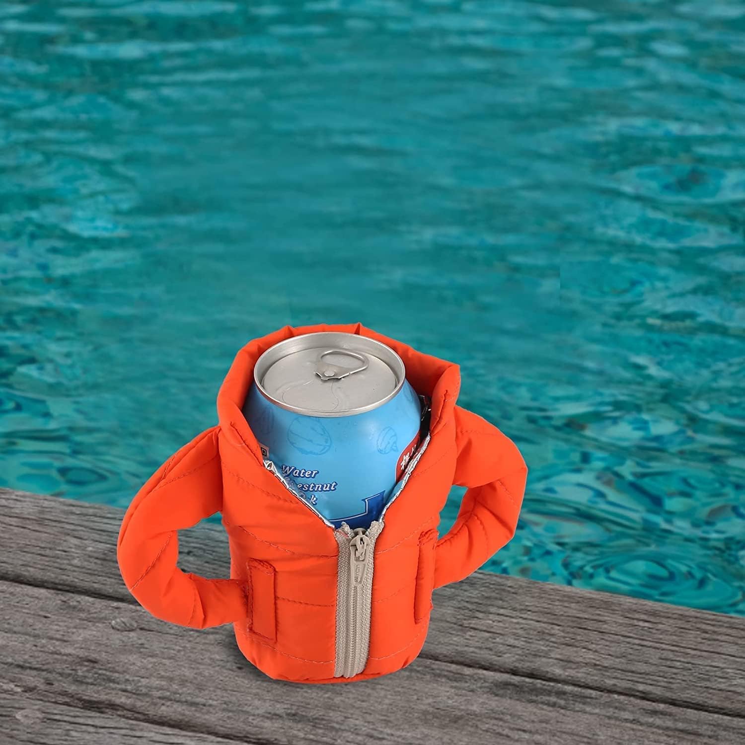 Can Cooler Sleeve, Insulated Vest Jacket Cover for 12oz Cans, Beer Gifts for Men Women & Lovers - Image 3