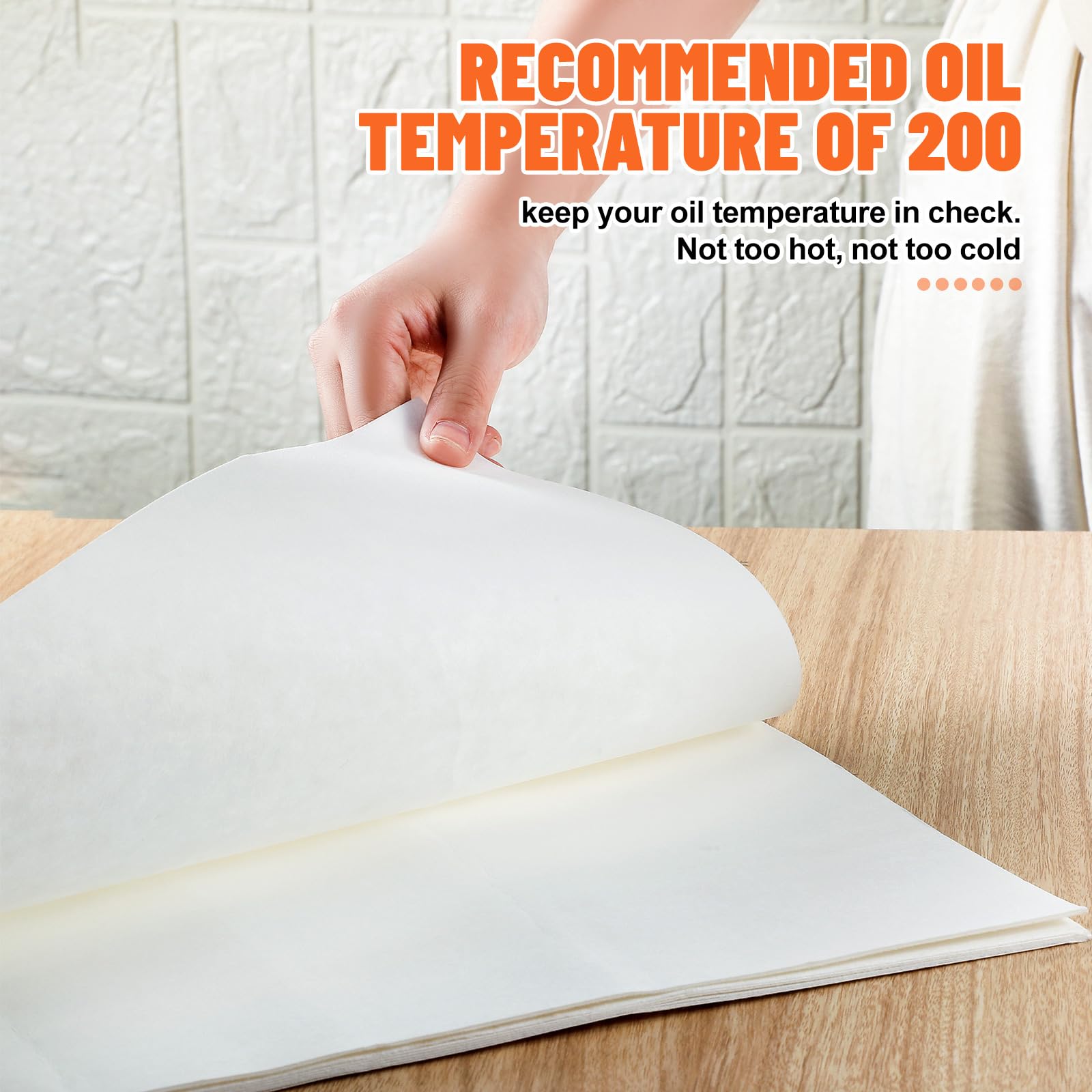 Remagr Fritteusen-Filterpapier, 49,5 x 69,5 cm, Fritteusen-Filterblätter für Restaurant, Lebensmittel, LKW, Lebensmittelständer, Ölfiltration, 100 Stück