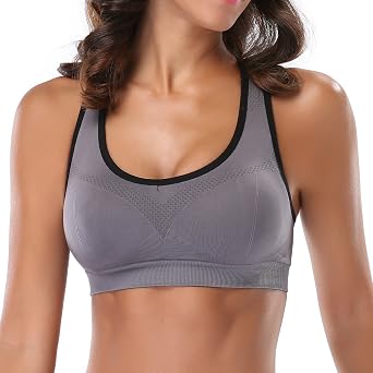 MIRITY Women's Sports Bra, Opaque (Pack of 5)