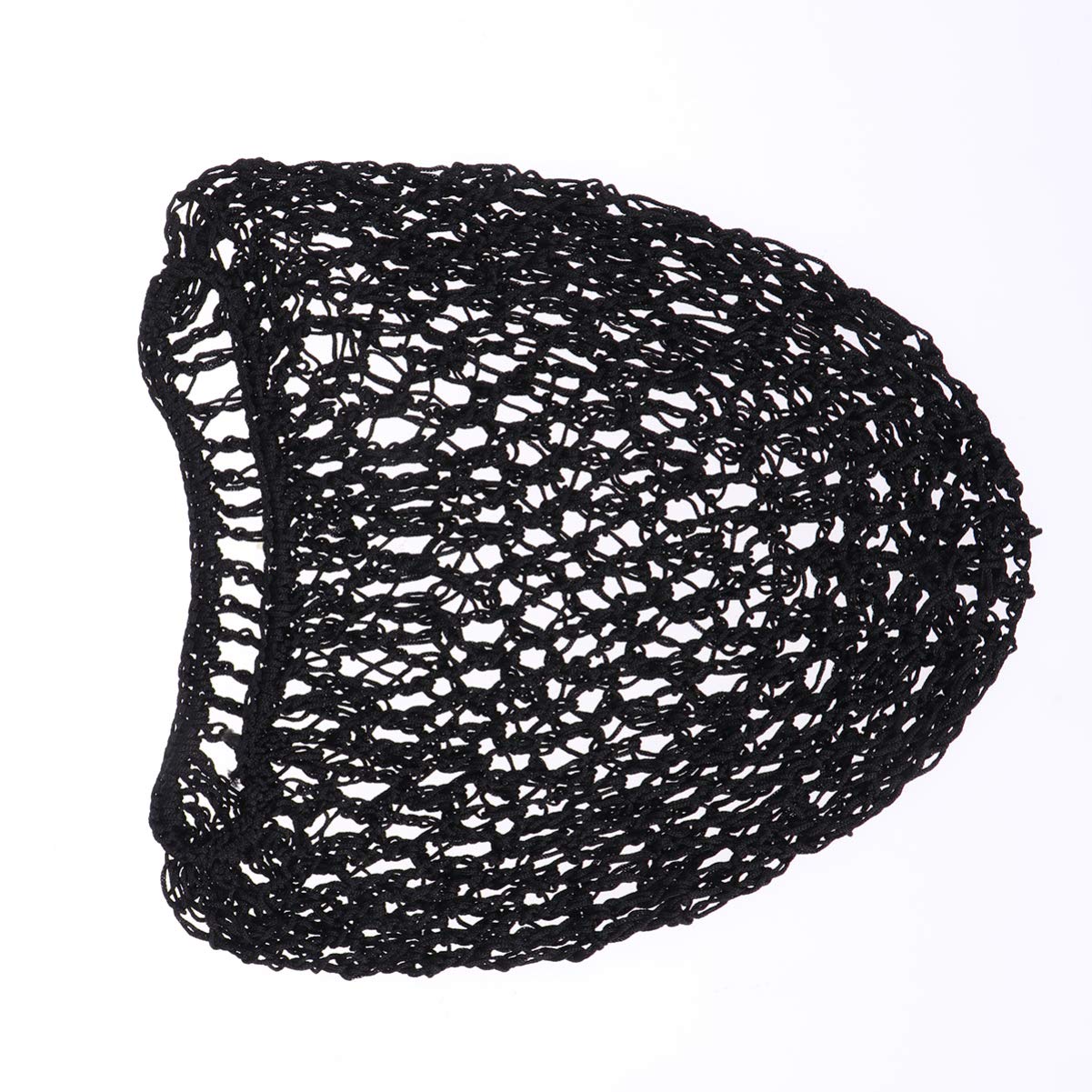 2pcs Hair Covers: Sleep Rollers, Crocheted Mesh Caps, Vintage Knit Snoods for Women