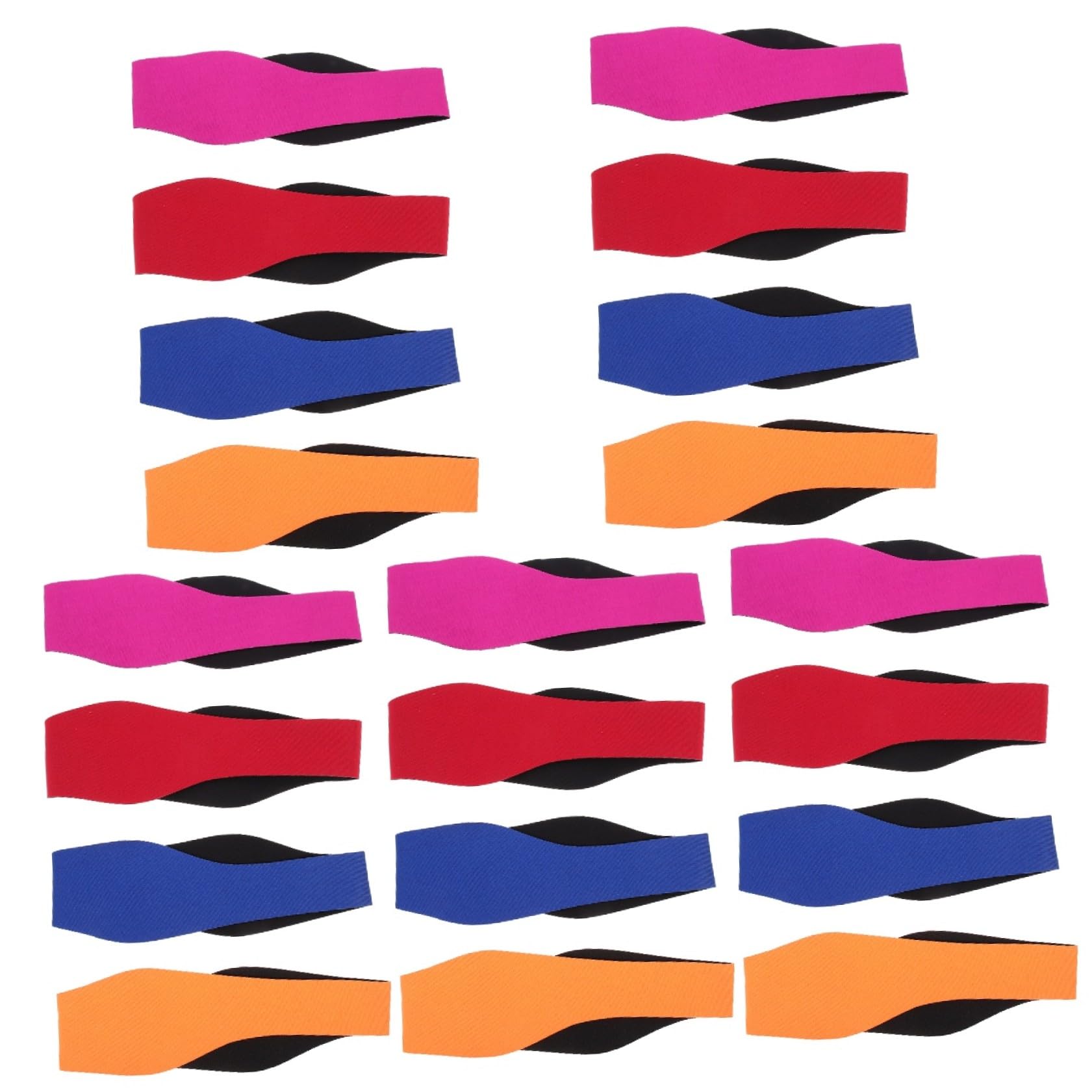 POPETPOP Cubiertas Para Oídos Impermeables De Banda Ajustable Para Ducha Y Natación Protector De Orejas Transpirables Para Hombres Y Mujeres Previene La Entrada De 4 Piezas X 5