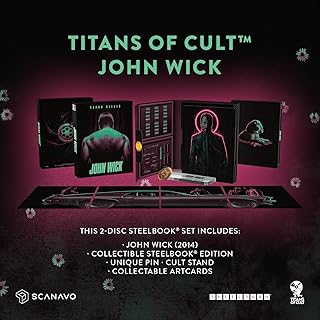 John Wick 10th Anniversary Titans of Cult [4K Ultra HD] [2014] [Blu-ray] [Region Free] [4K UHD]