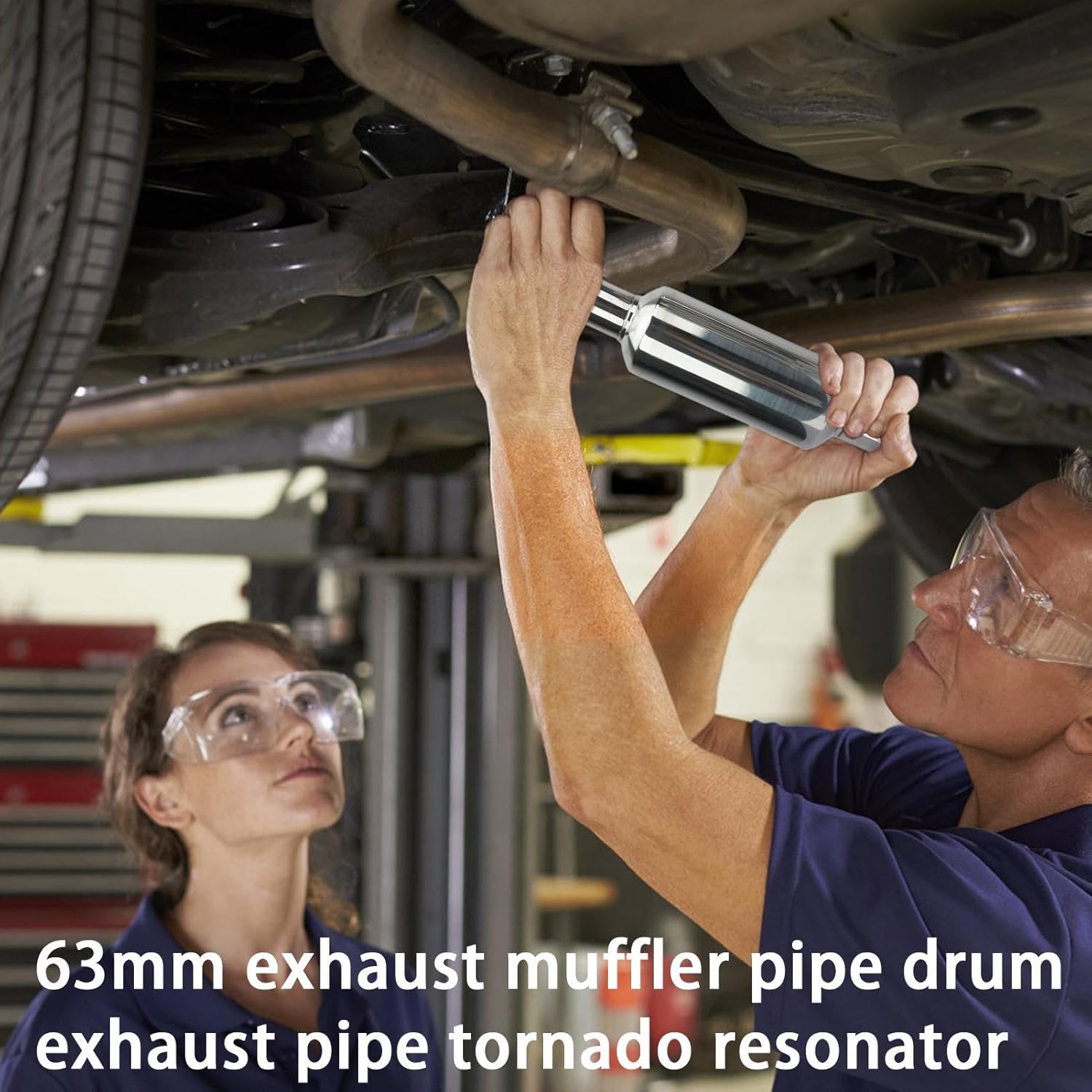 エキゾーストマフラーパイプ - 高性能レゾネーター、エキゾーストサイレンサーキット、マフラーチューニングツール、オートバイ、トラック