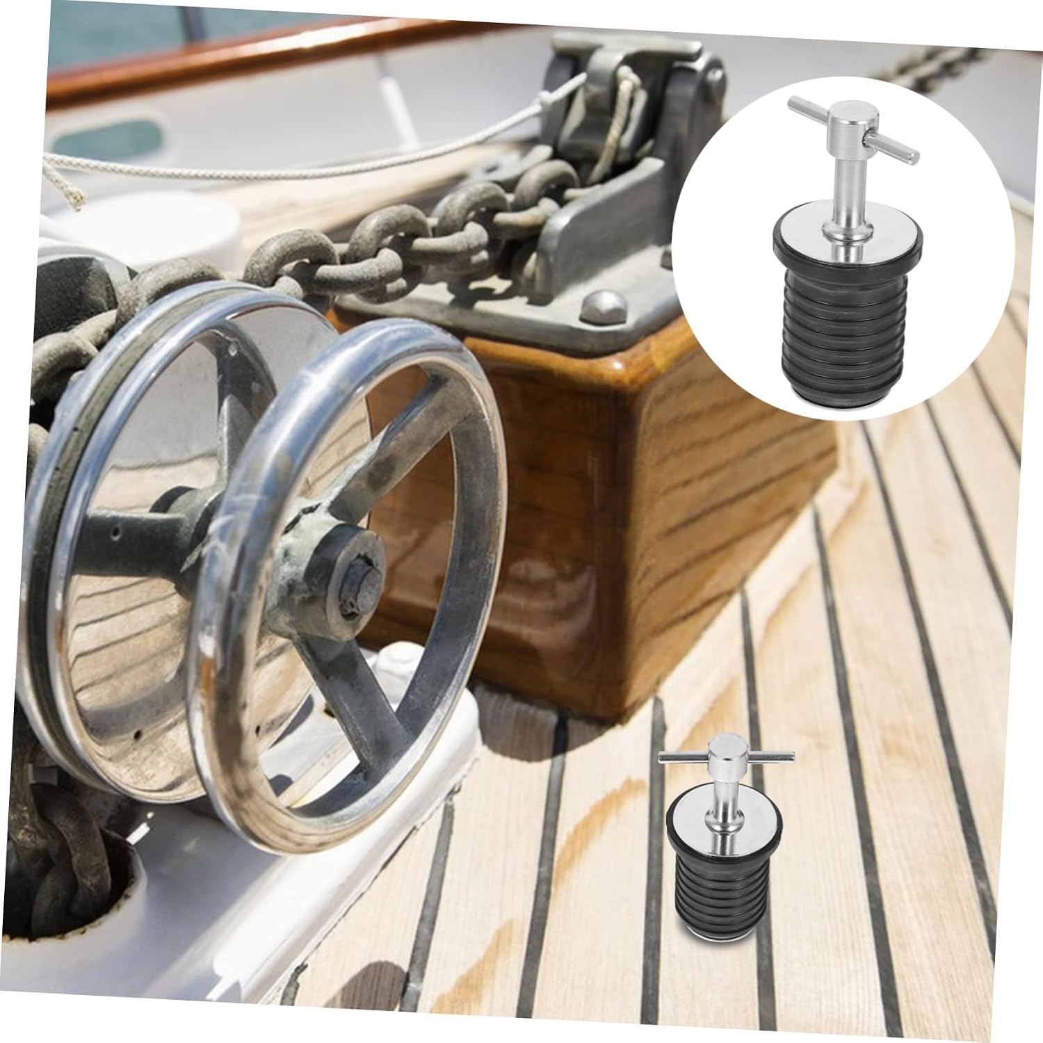 BESPORTBLE Boat Drain Rubber Professional Kayak Cooler Drain Black Kayak Drain Plugs