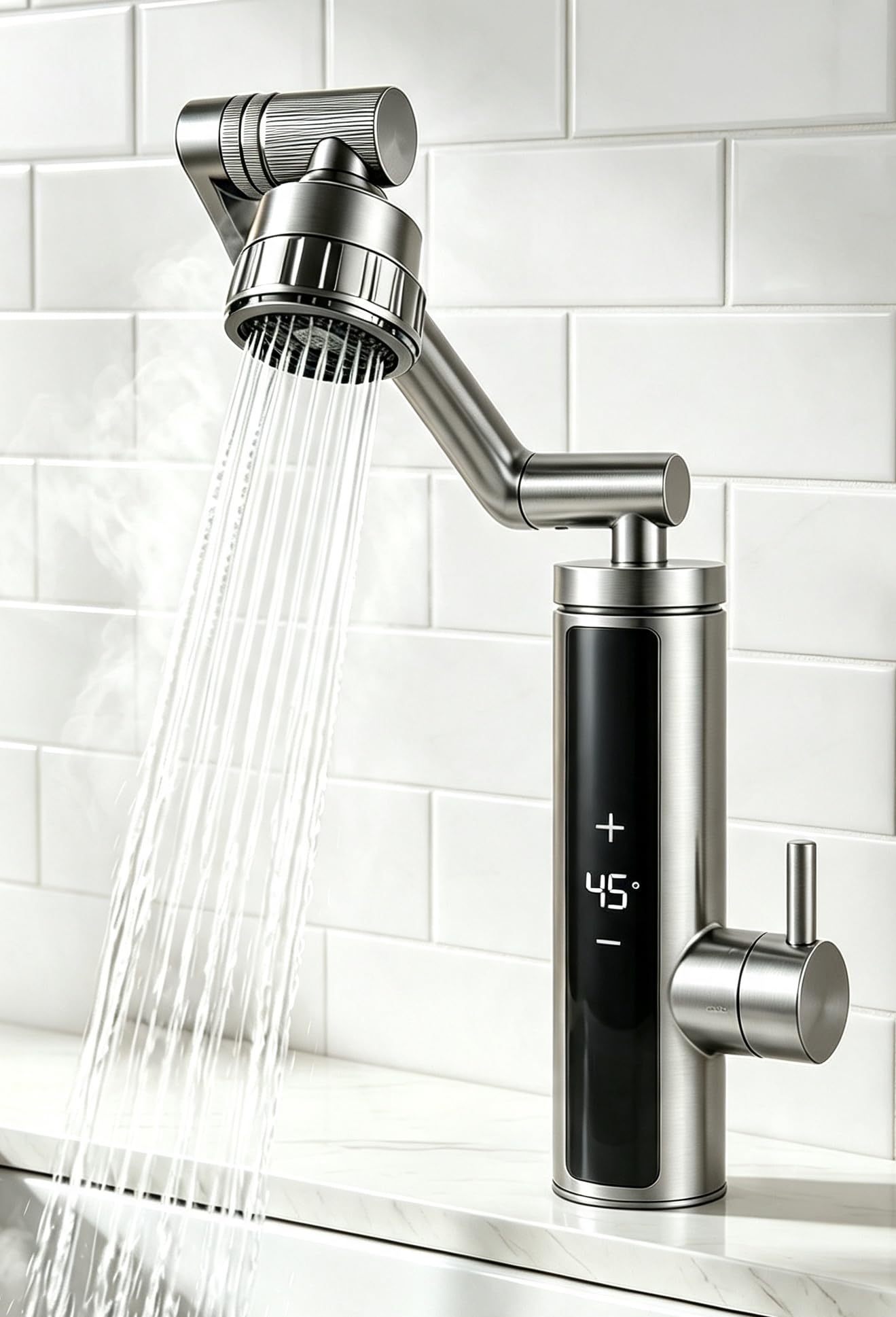 Grifo eléctrico con calentador de agua instantáneo, 230 V