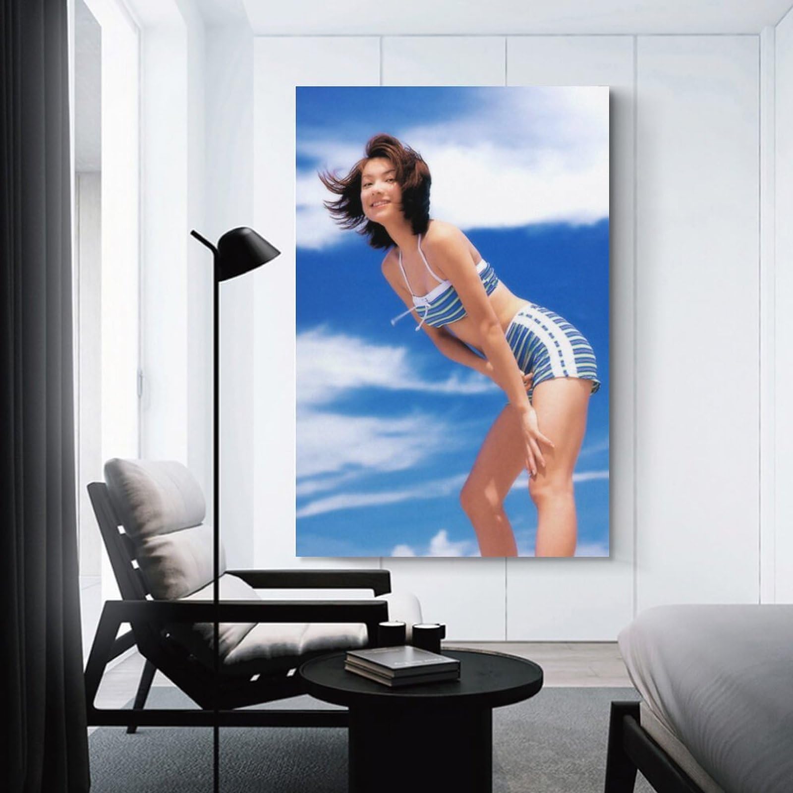 Amazon.co.jp: 内山理名写真ビキニポスターアートパネル キャンバス 壁
