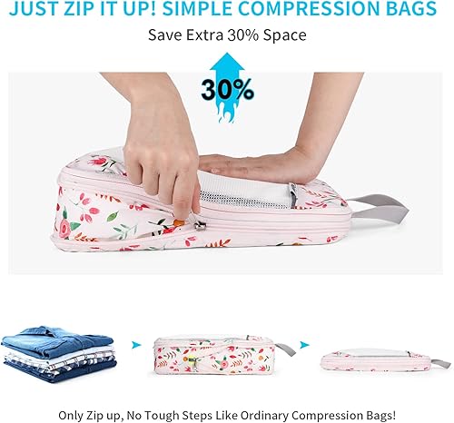 Miniatura 2 de Gonex cubos de compresión para embalaje, almacenamiento organizadores en cubo de malla extendible