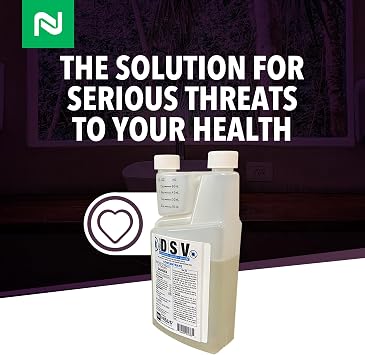 Nisus DSV Disinfectant, Sanitizer, Virucide, Concentrated Solution for Hard Non-Porous Surfaces, Hospitals, Homes, Industrial & Food Processing Areas, 1 Quart