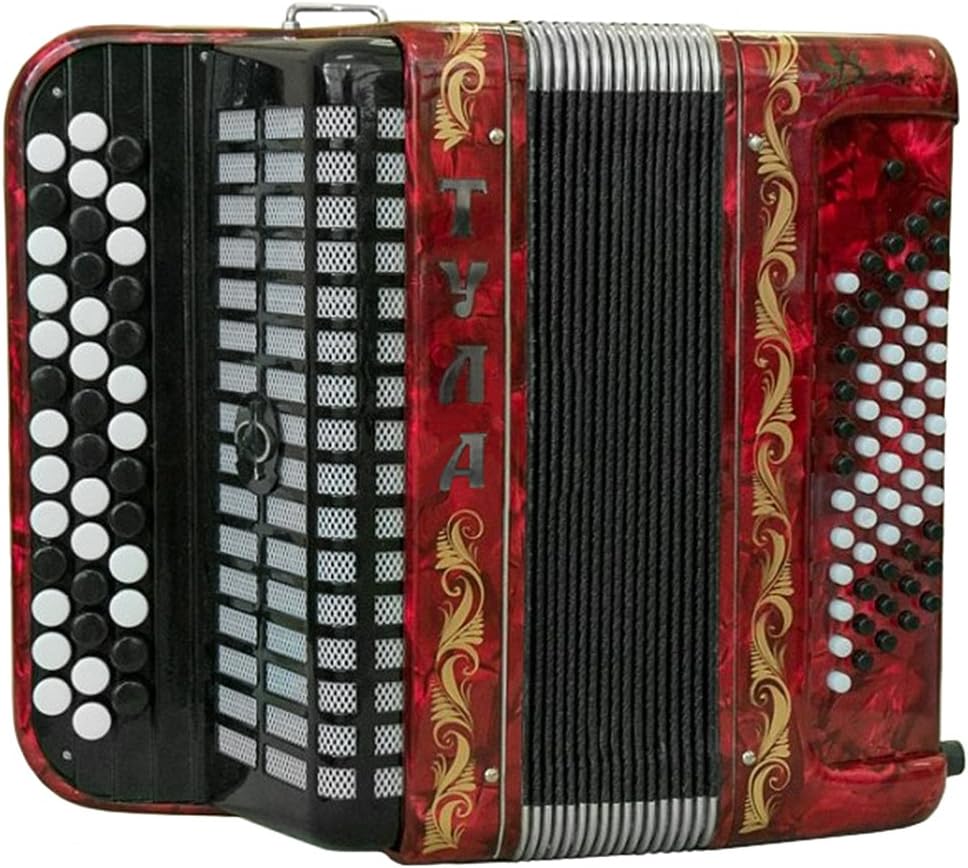 Brand NEW Russian Chromatic Button Accordion, Bayan for Children or Beginner, Tula Bn 42, 3 Row, 60 Bass, Light Weight, Stradella