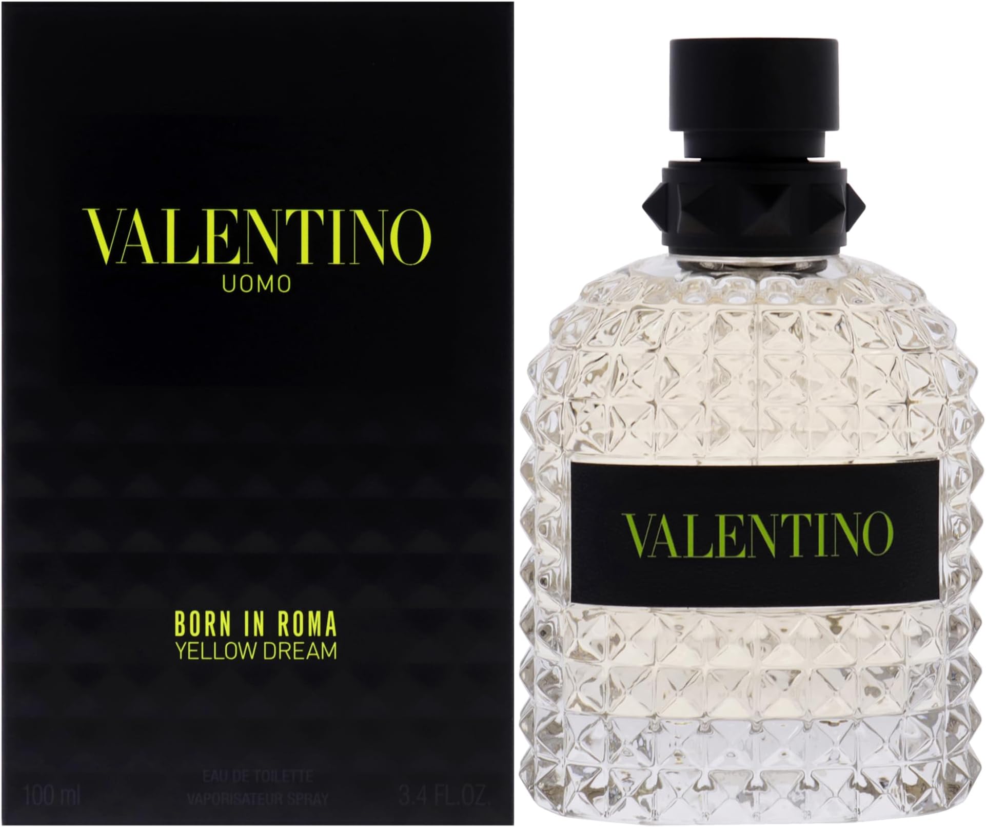 Valentino Uomo Born In Roma Yellow Dream for Men - 3.4 oz EDT Spray