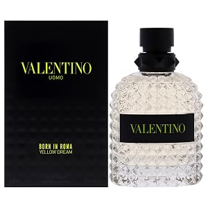 Valentino Uomo Born In Roma Yellow Dream for Men - 3 4 oz EDT Spray